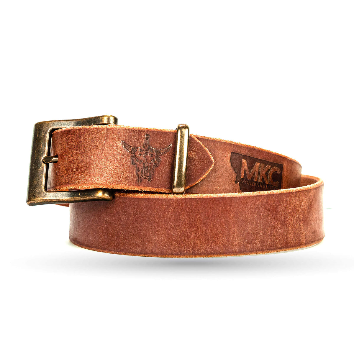 DENALI FOUR BELT YELLOW RED GREEK KEY FABRIC BROWN LEATHER SILVER BUCKLE Size M No. 4 | Aureum Collective main image 2