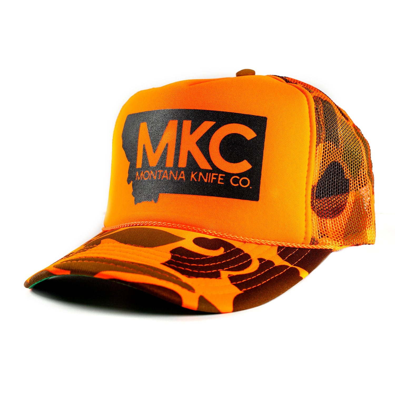 MKC BIG STATE LOGO - ORANGE FOAM HUNTER HAT