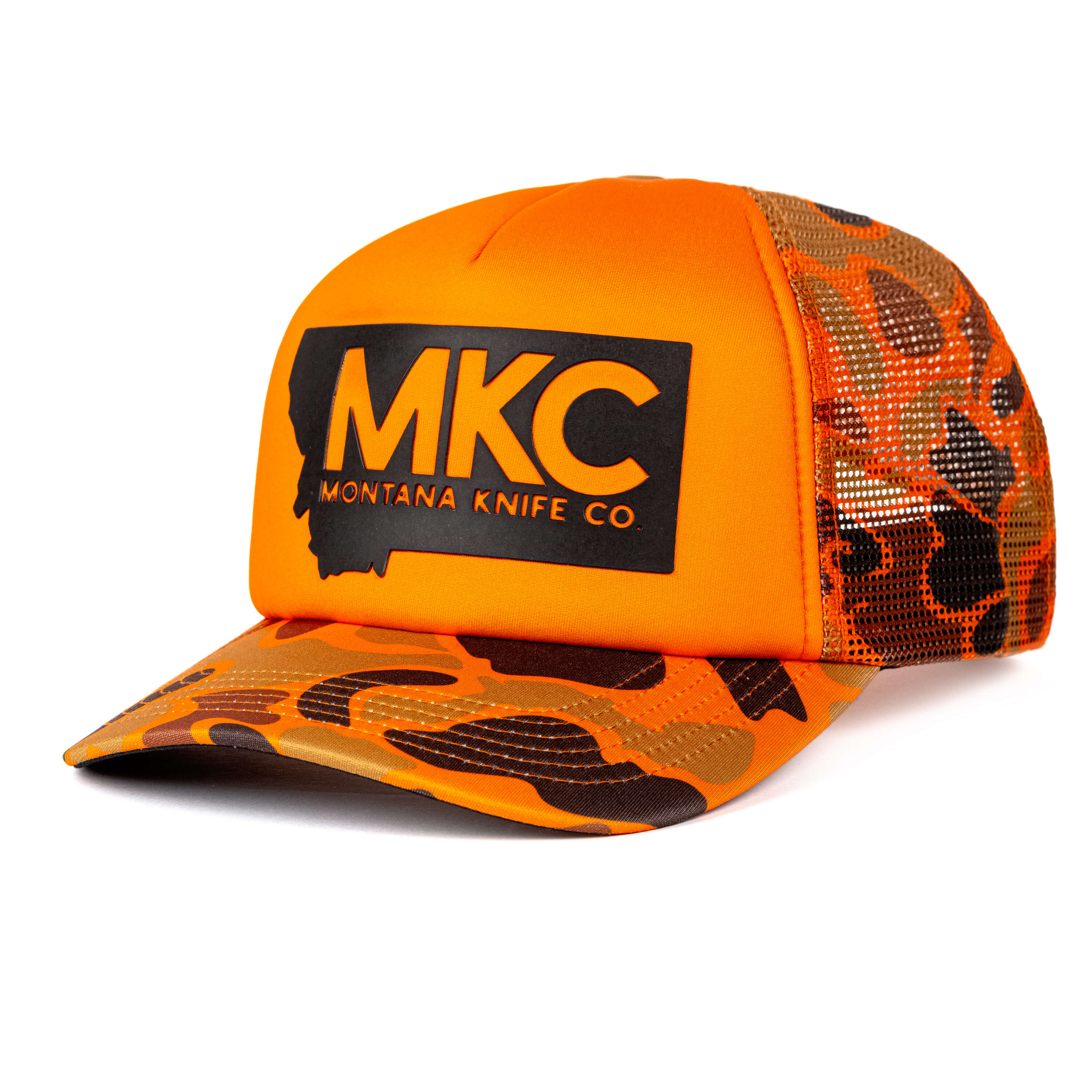MKC BIG STATE LOGO - ORANGE FOAM HUNTER HAT