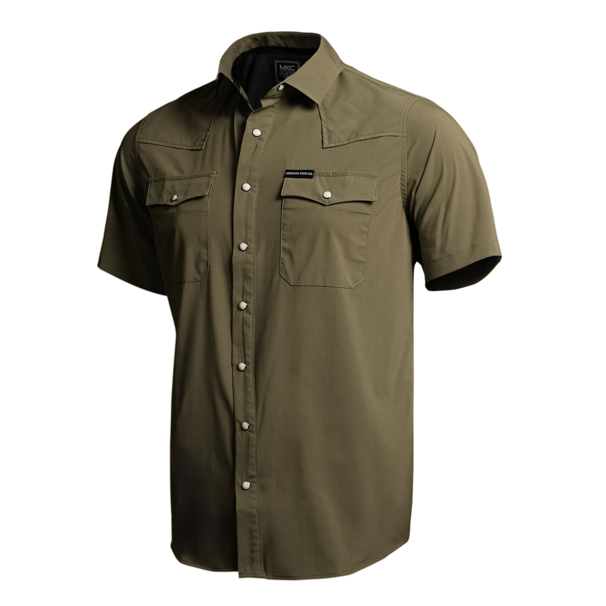 SEELEY S/S BUTTON-UP SHIRT - OLIVE SEELEY S/S BUTTON-UP SHIRT - OLIVE