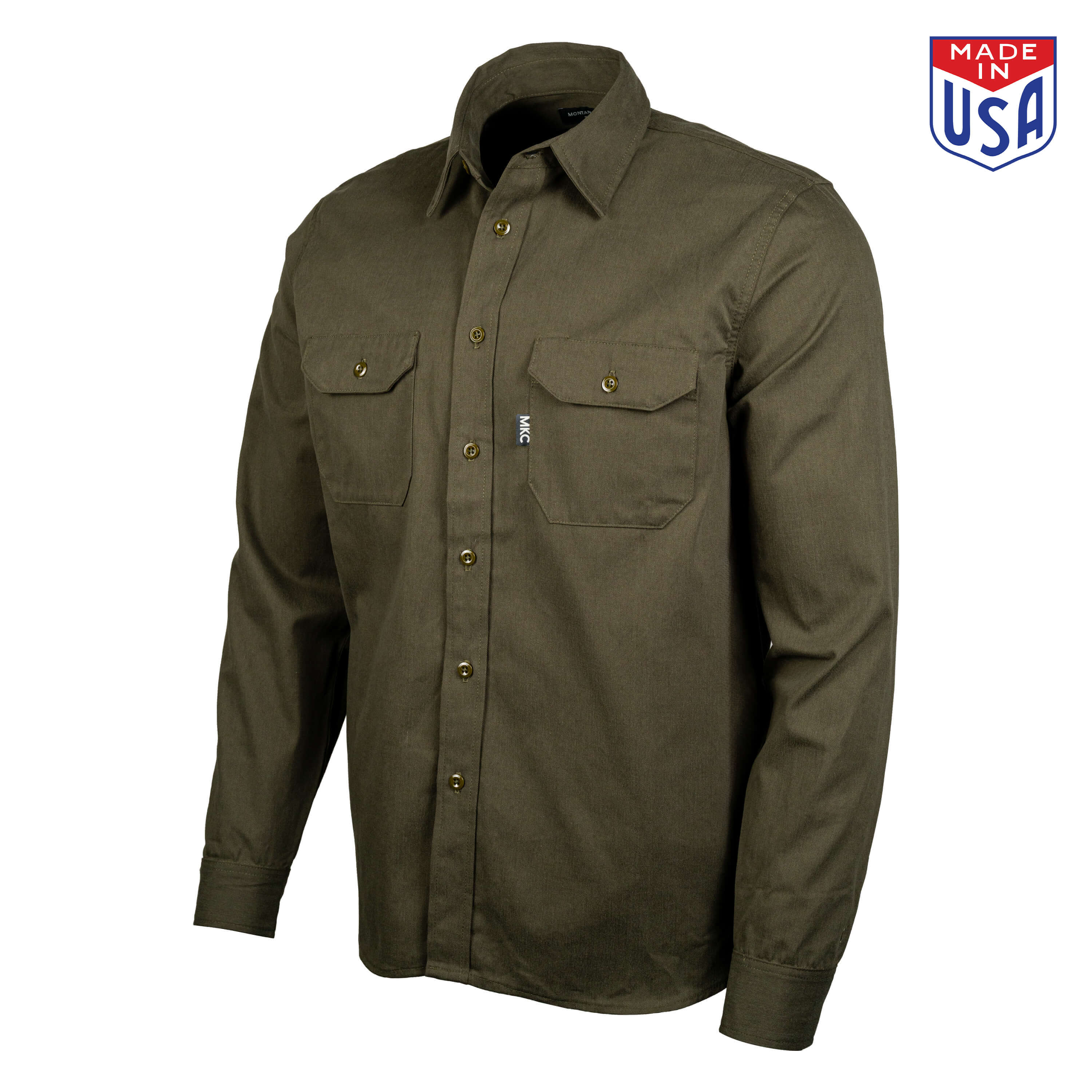 MKC SHOP SHIRT - OLIVE - USA MADE