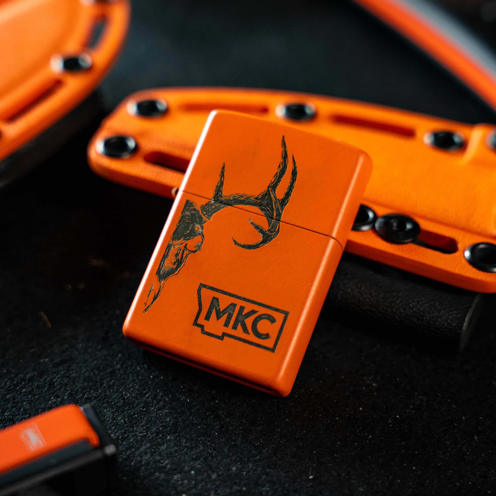 Limited Edition Blaze Orange Cerakote - Zippo Lighter - USA Made