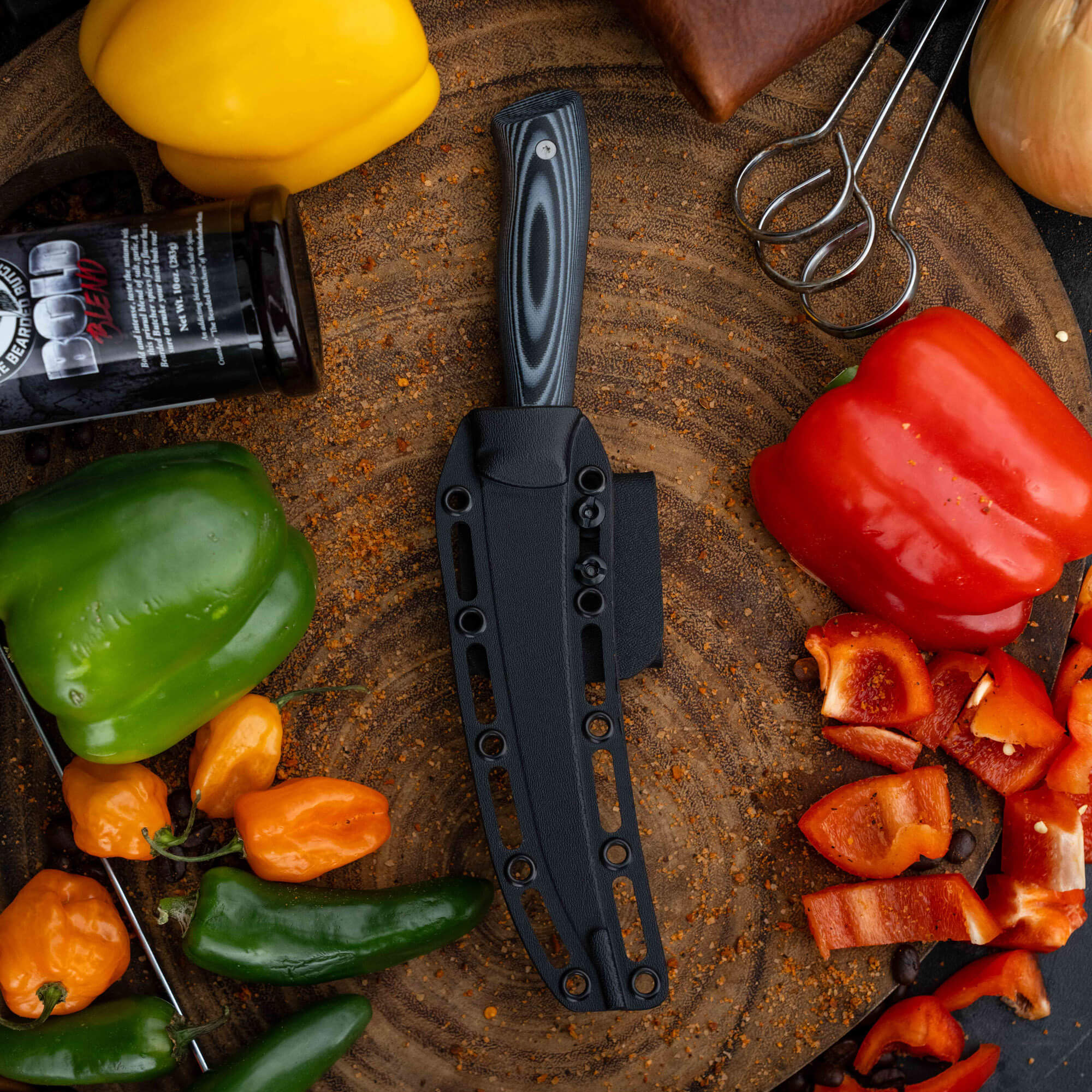 BONING BUTCHER KNIFE - BEARDED BUTCHERS EDITION - GREY/BLACK