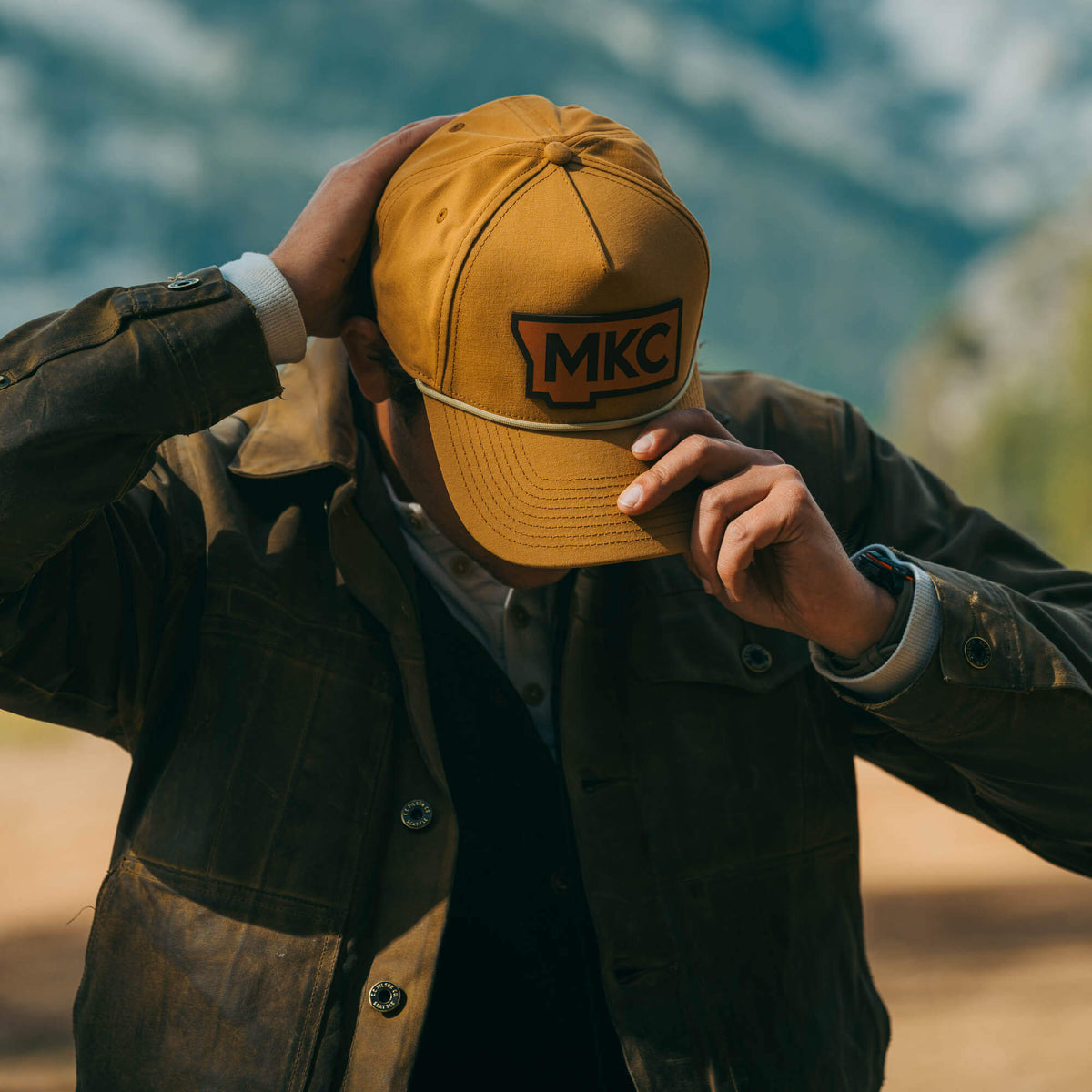 MKC BIG STATE PATCH - ROPE HAT - CANVAS