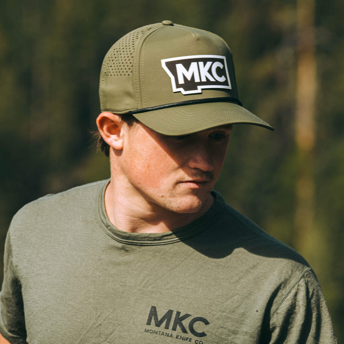 MKC BIG STATE PATCH - ROPE HAT - OLIVE