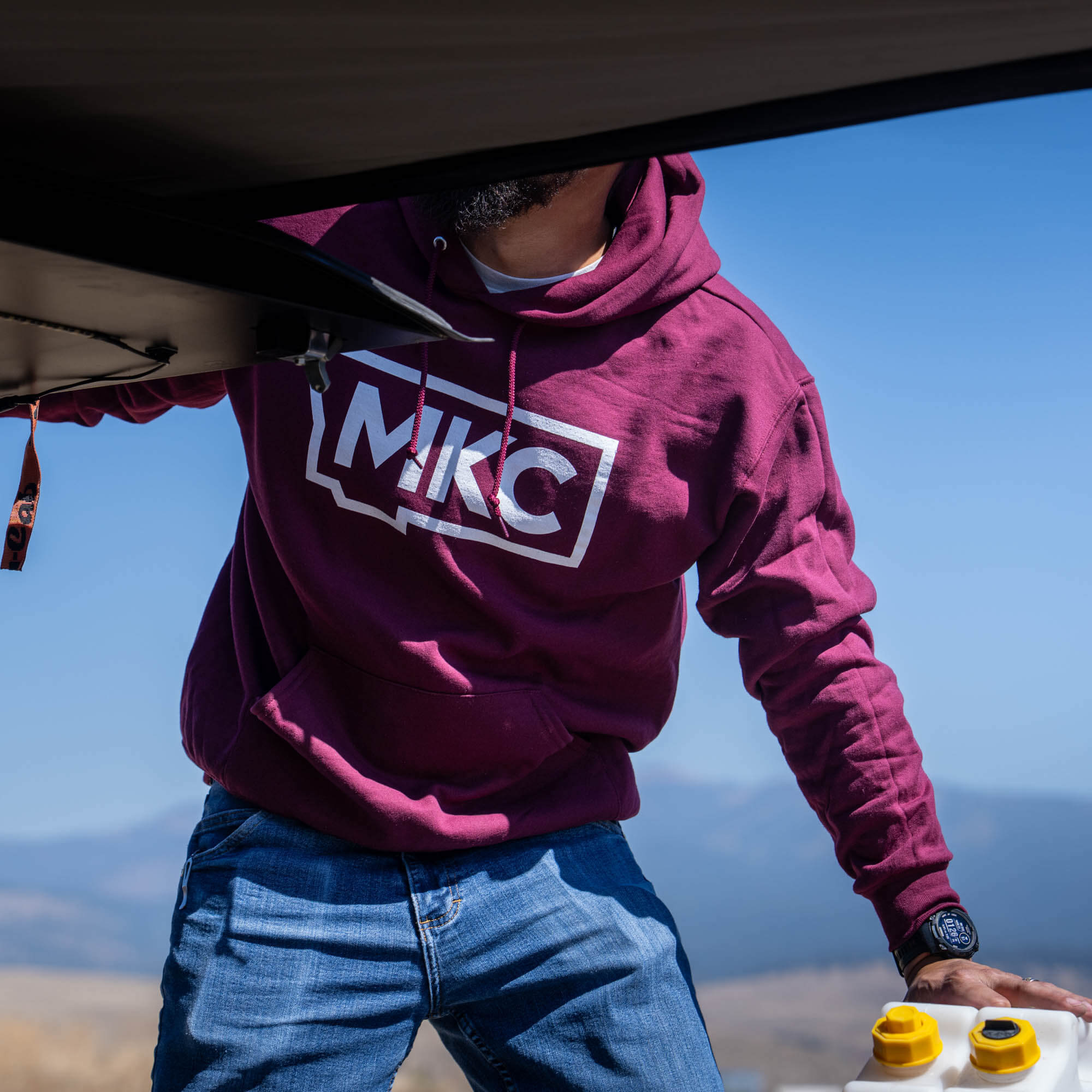 MKC Team Hoodie - Maroon | Montana Knife Company
