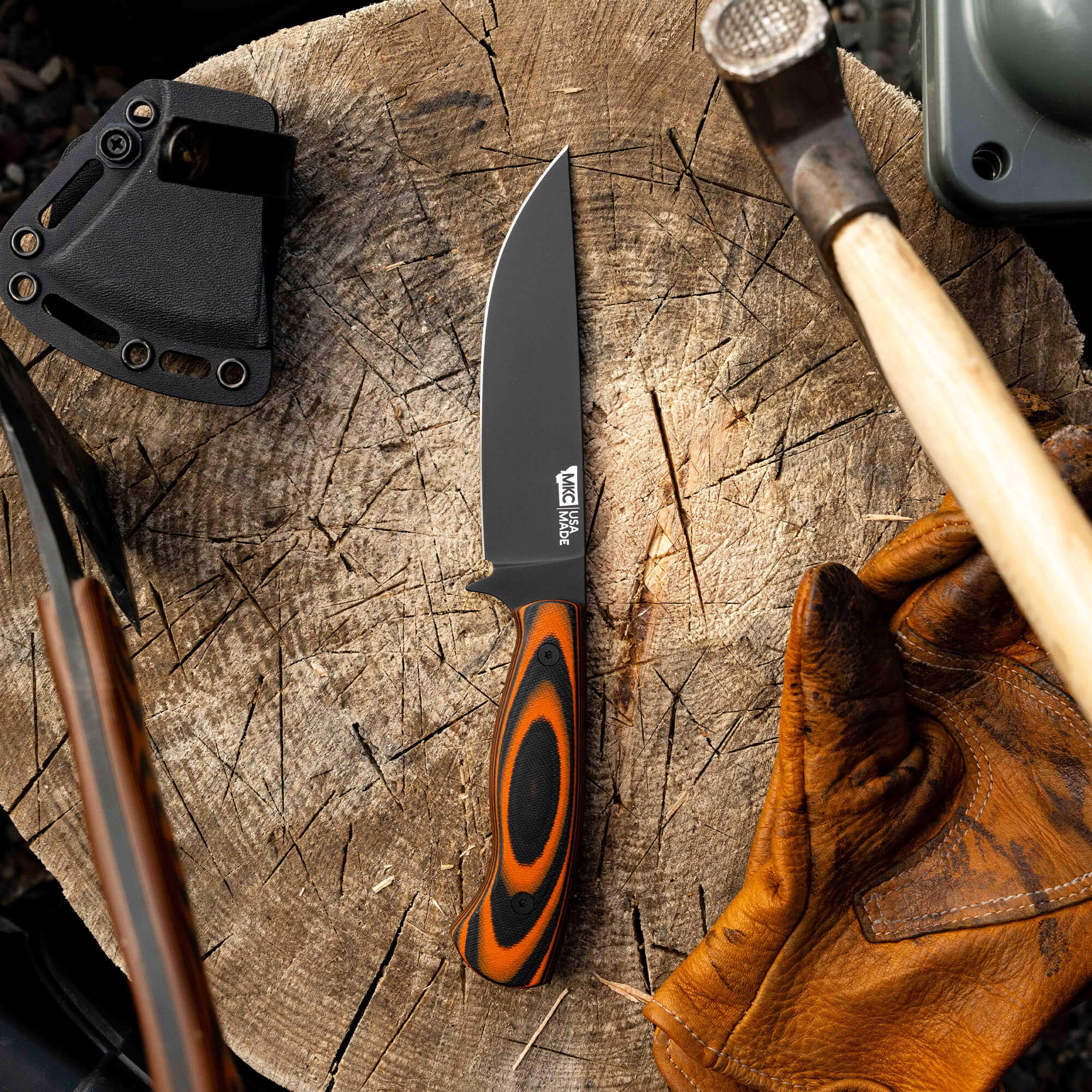SUPER CUB - DROP POINT HUNTER - ORANGE & BLACK