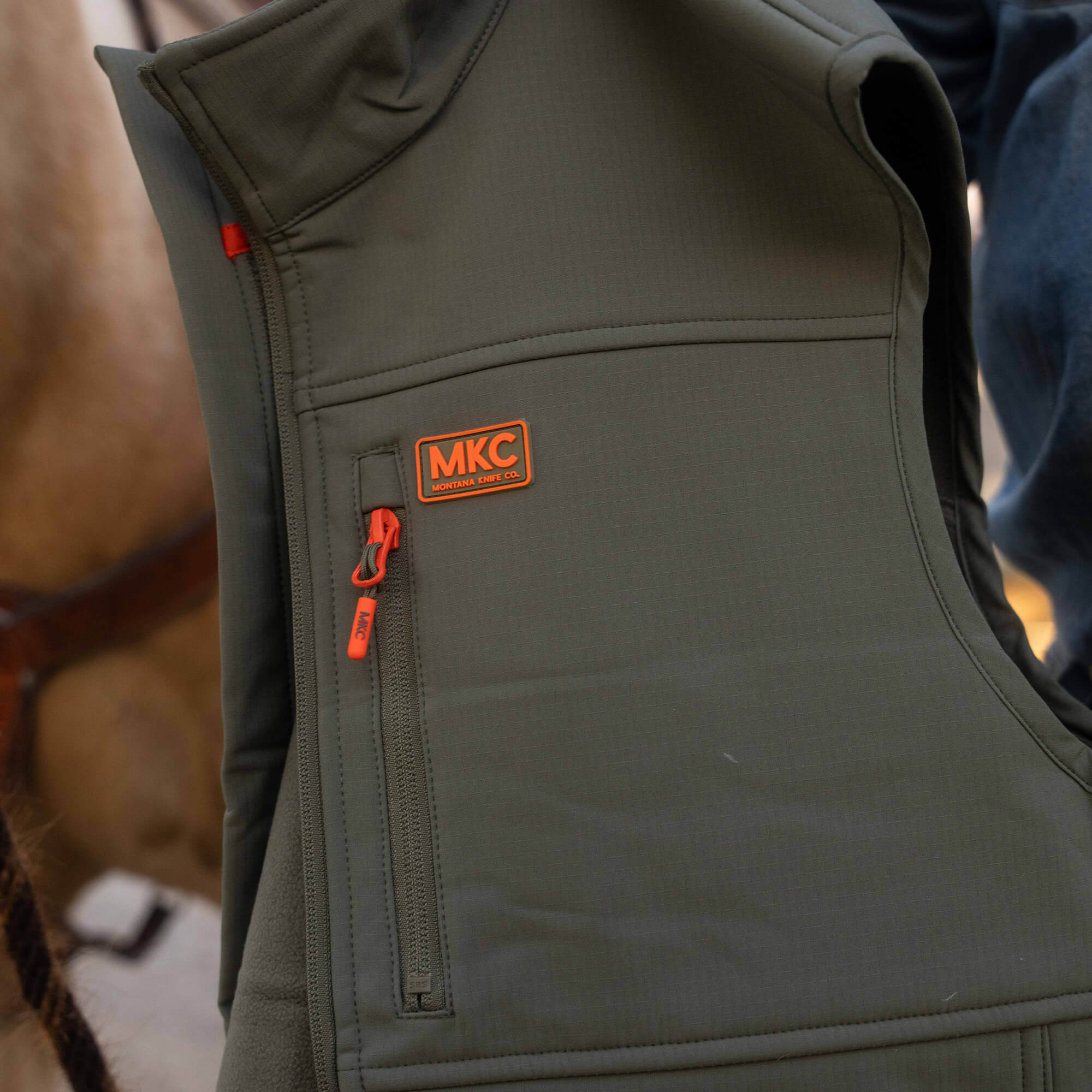 REXFORD RIPSTOP VEST - OLIVE