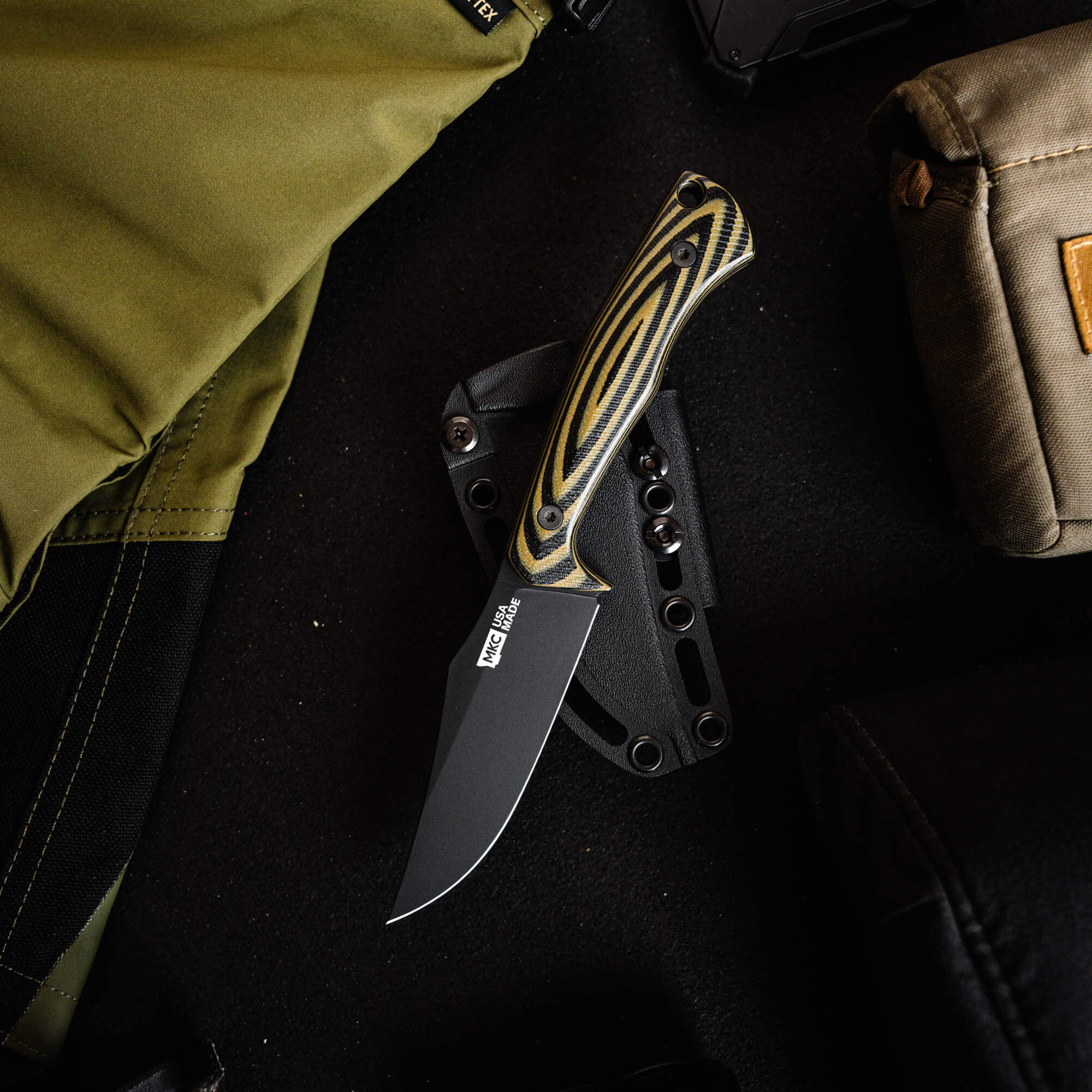 Triumph Pro - Green & Black | Montana Knife Company