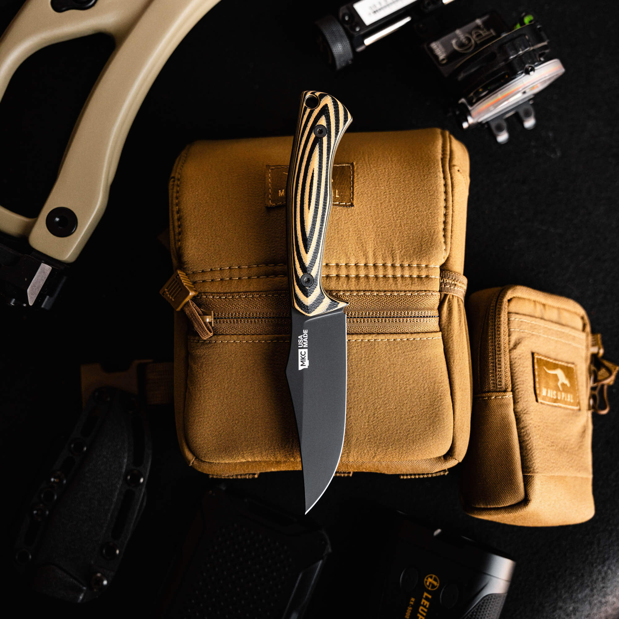 Triumph Pro - Tan & Black | Montana Knife Company