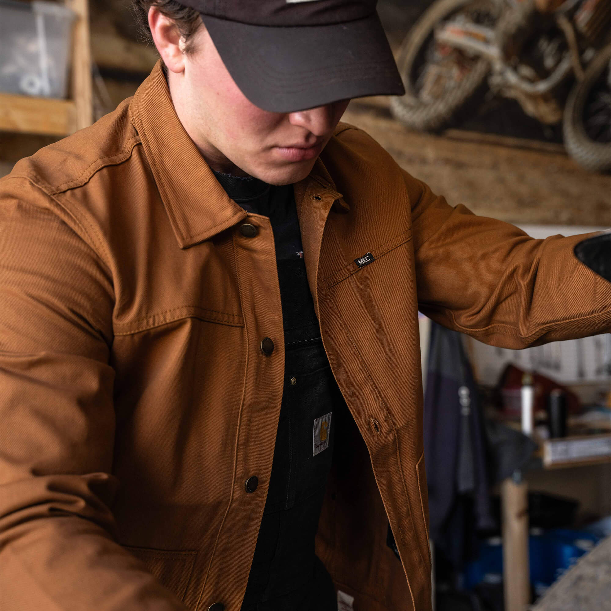MKC WORK JACKET - USA MADE - RUST