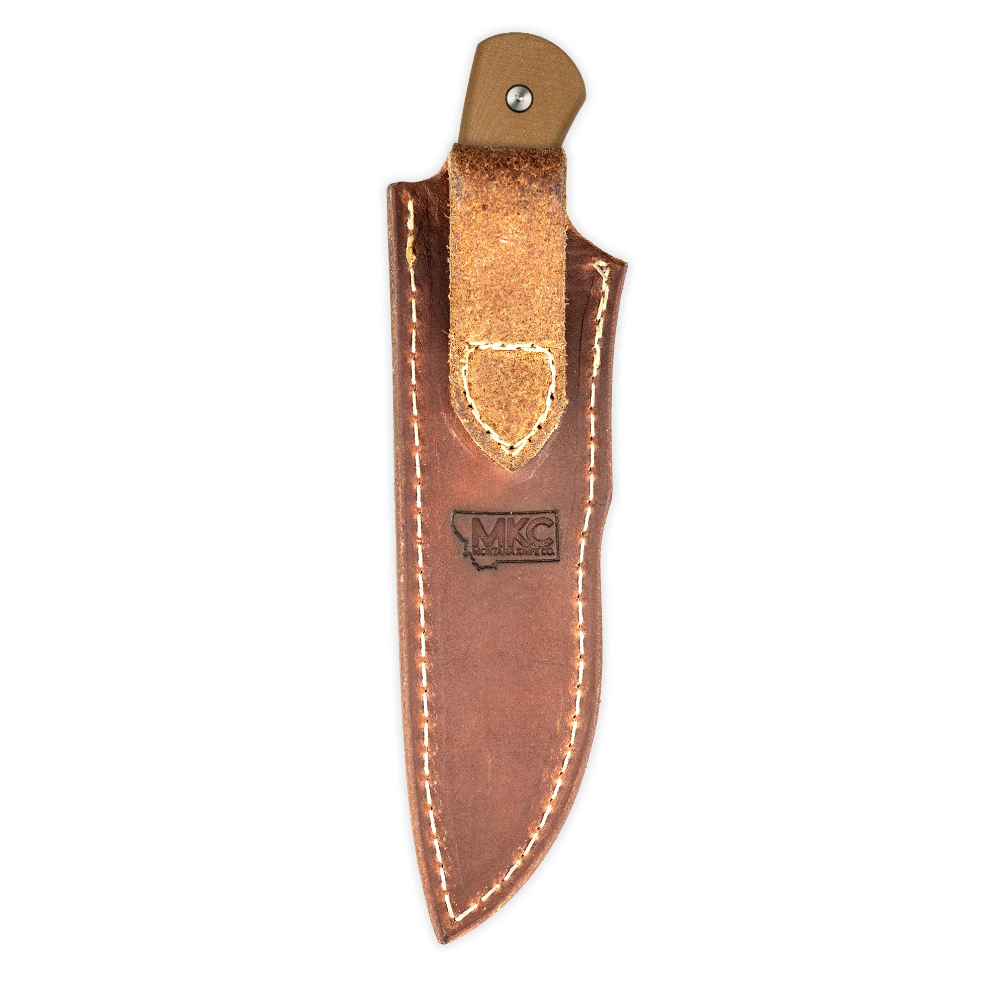 MKC WHITETAIL VERTICAL LEATHER SHEATH