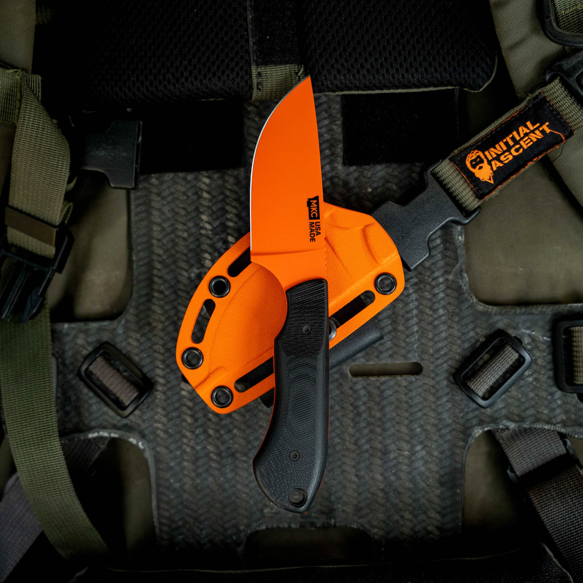 MKC ELK KNIFE - BLAZE ORANGE CERAKOTE™