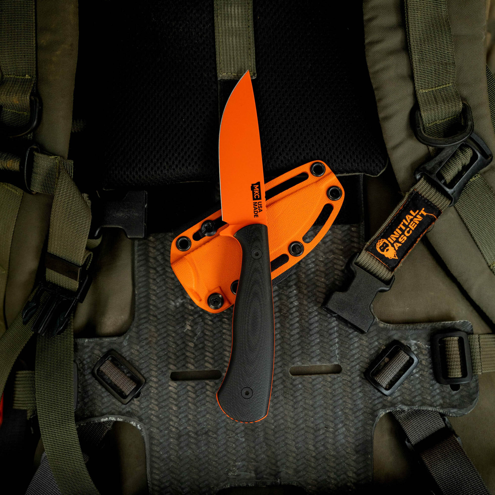 エルダーステイツマン　 オレンジ　＆　oamc コンバットライナー MKC Whitetail - Blaze Orange Cerakote™