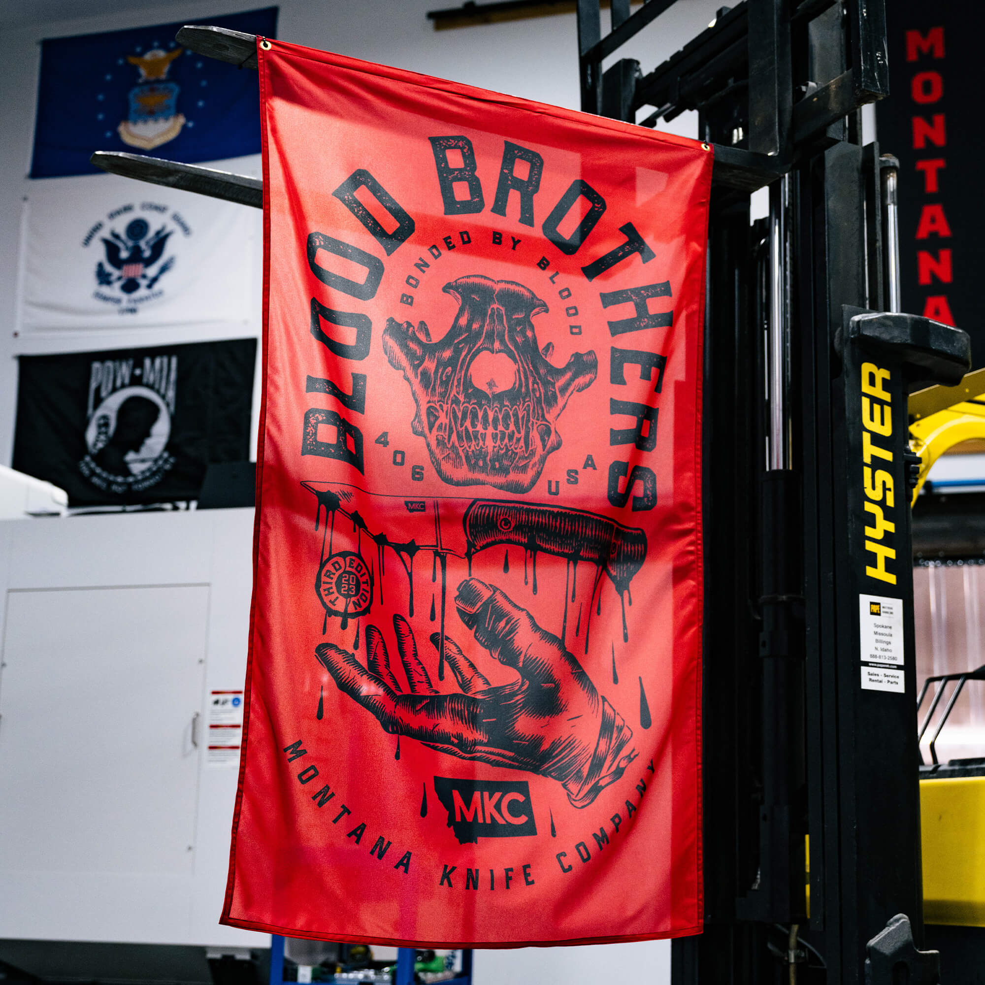MKC BLOOD BROTHERS FLAG - EXCLUSIVE - 3'x 5'