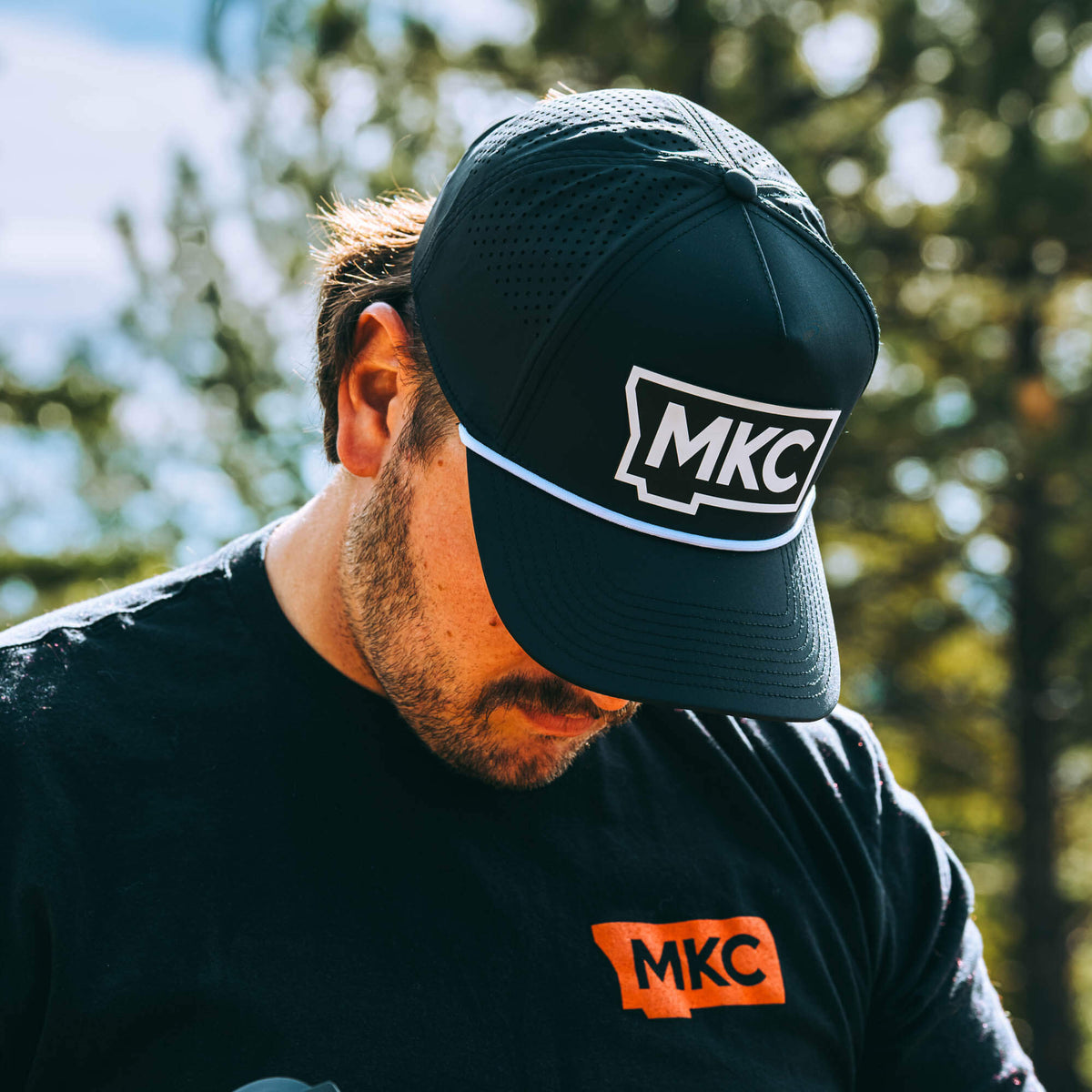 MKC BIG STATE PATCH - ROPE HAT - BLACK
