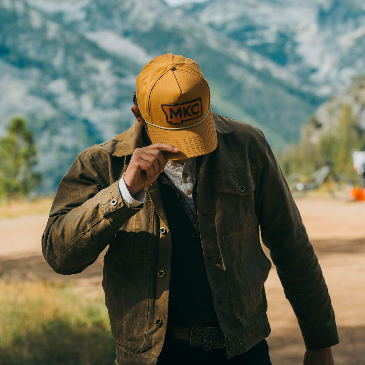 MKC BIG STATE PATCH - ROPE HAT - CANVAS
