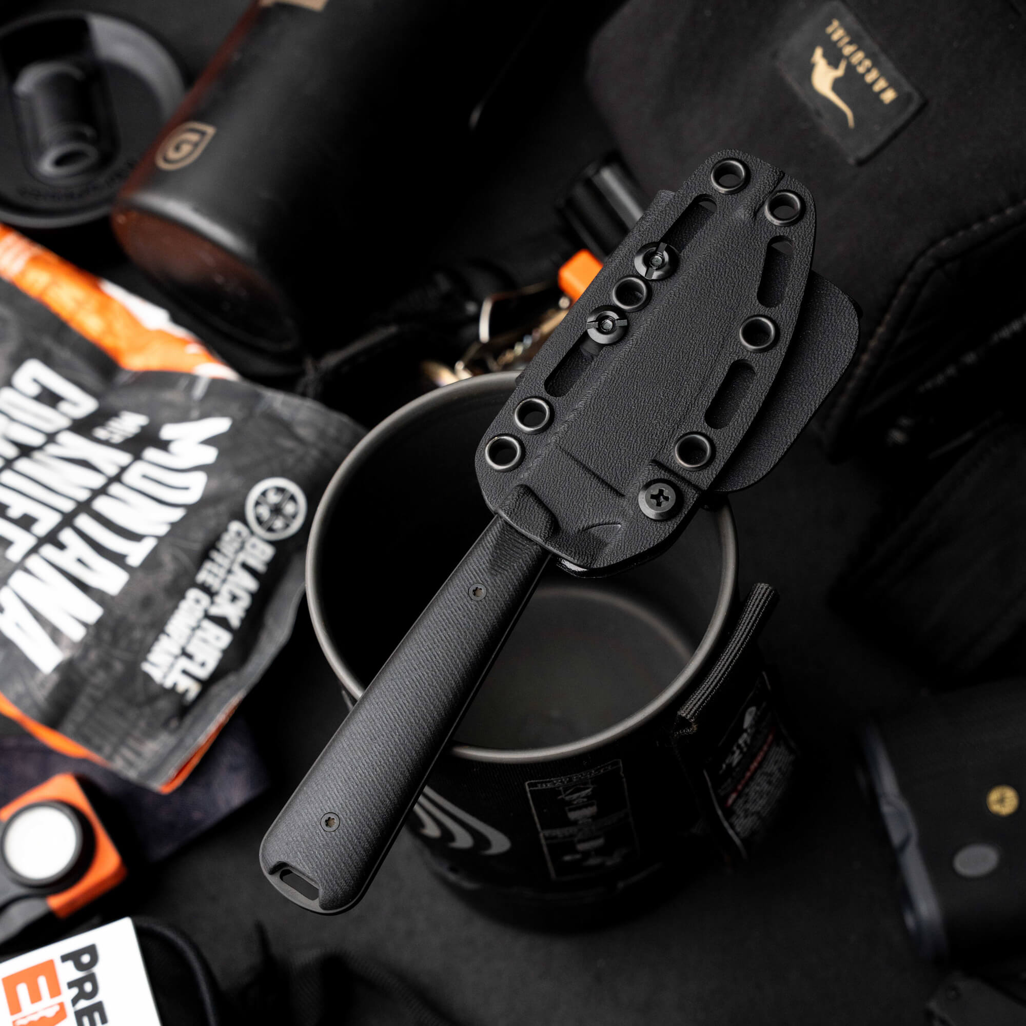 Flattail - PVD - Black | Montana Knife Company