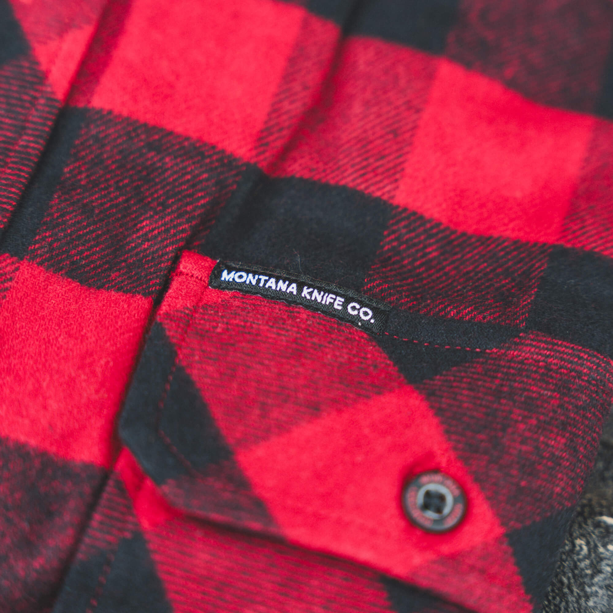 MKC Heavyweight Flannel - Red | Montana Knife Company
