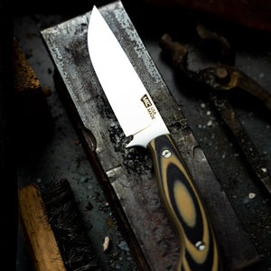 THE MAGNACUT SUPER CUB - DROP POINT HUNTER - TAN & BLACK