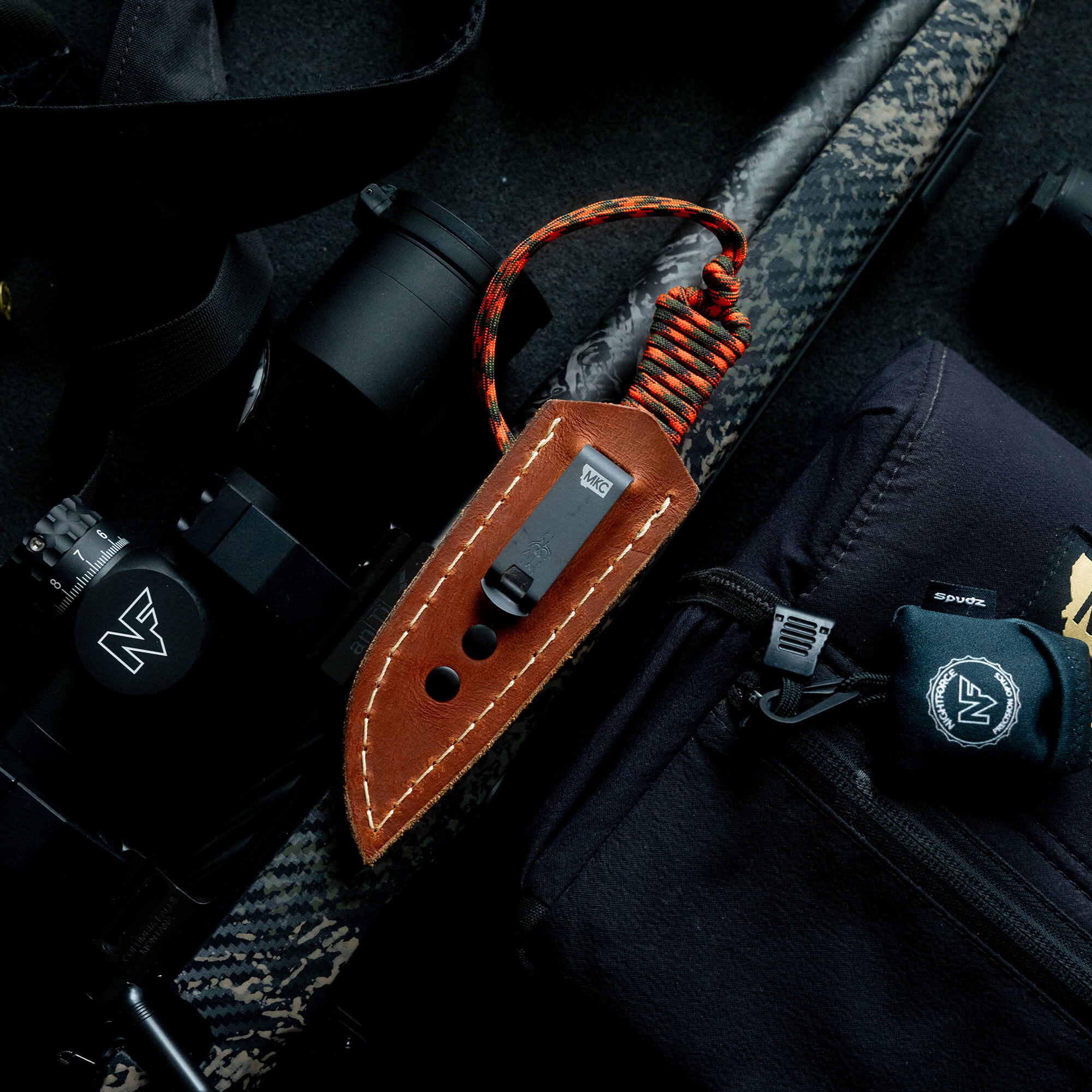 小物 Supreme TrompeLoeil Printed Montana Mitt MINI STONED GOAT LEATHER SHEATH - CONCEALED POCKET CARRY