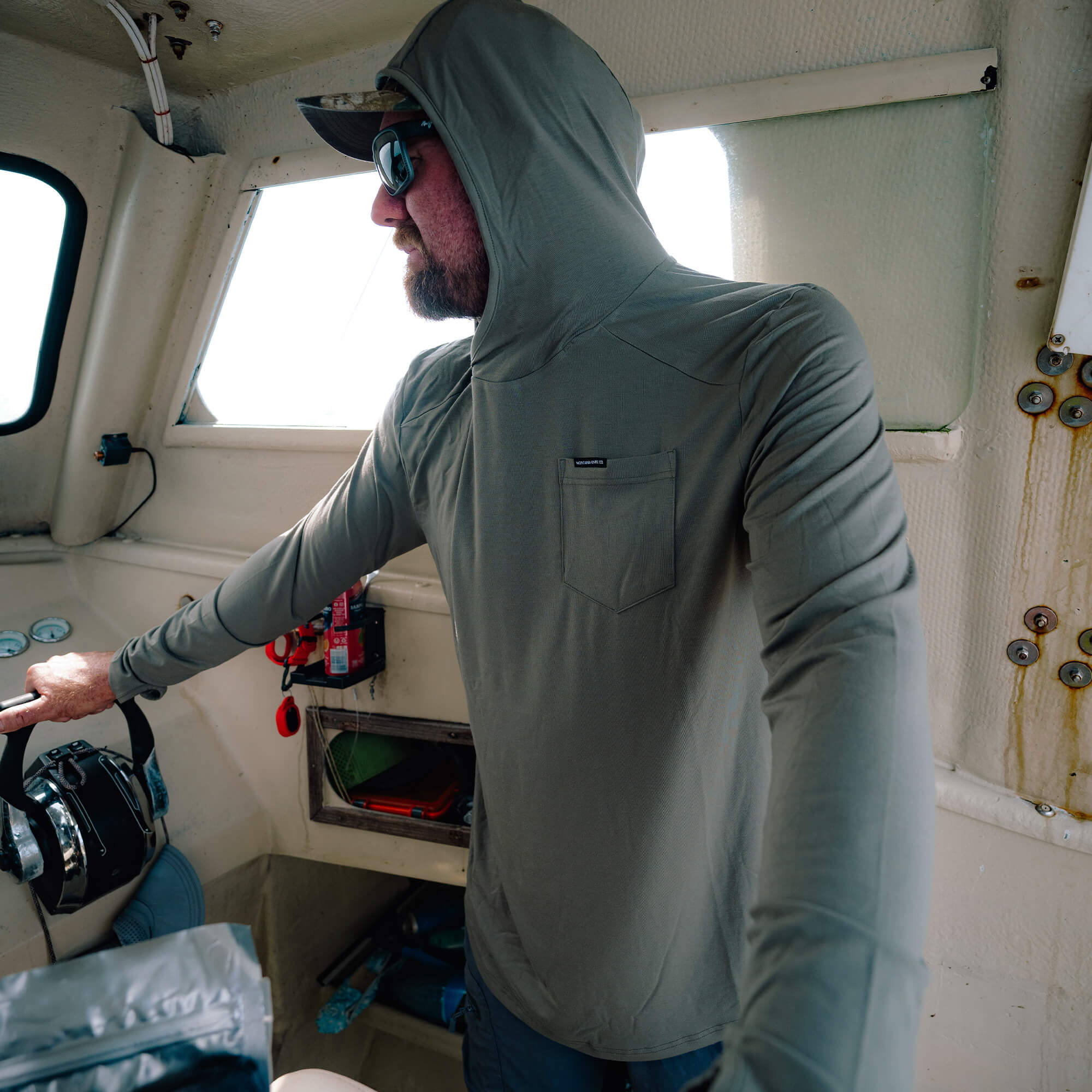 Rimrock Lightweight Hoodie - Olive | Montana Knife Company