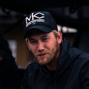 BRANDED MKC LOGO - FOAM TRUCKER HAT - BLACK
