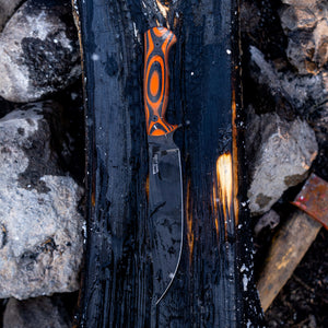 THE MARSHALL BUSHCRAFT KNIFE - ORANGE & BLACK