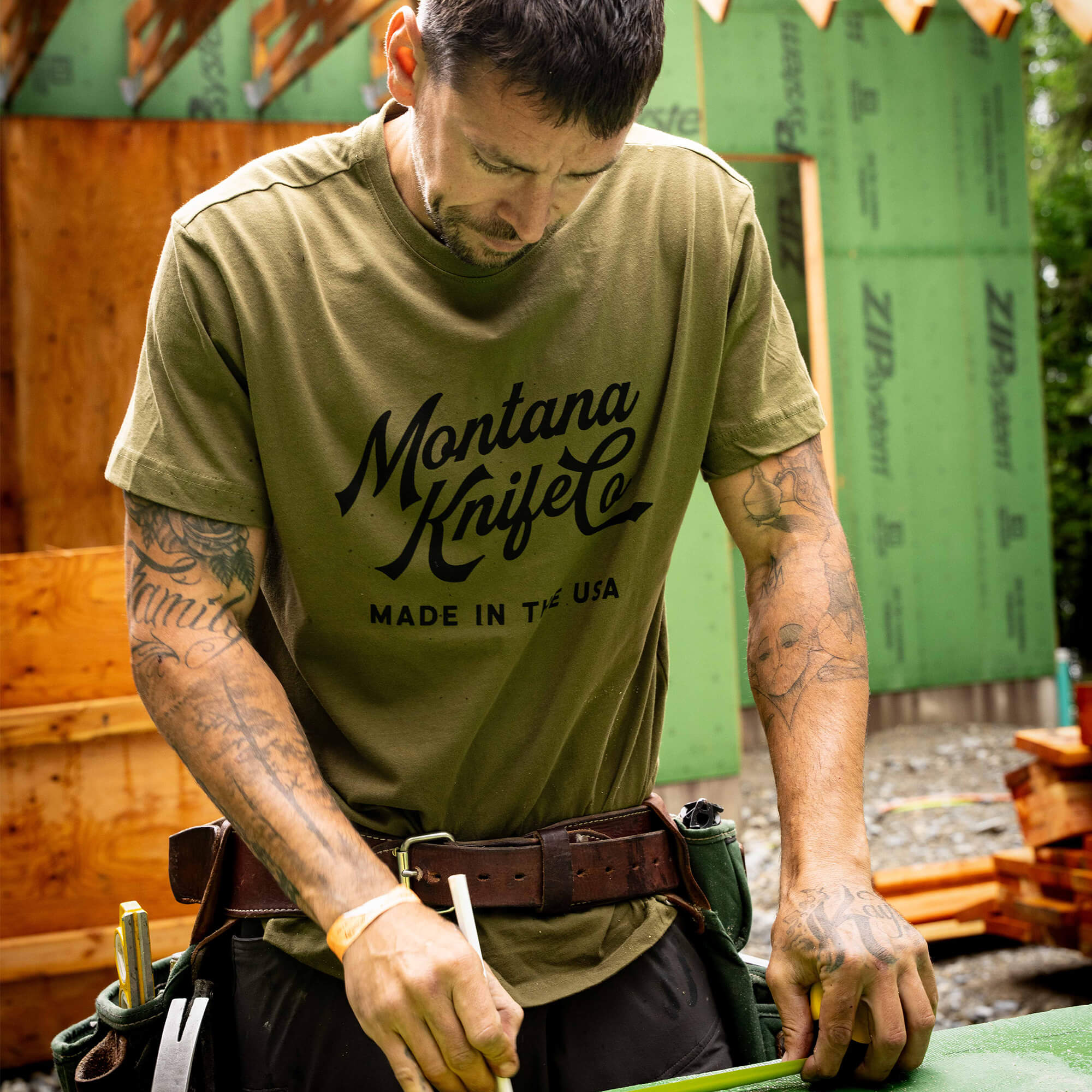 MKC HERITAGE TEE - USA MADE - OLIVE