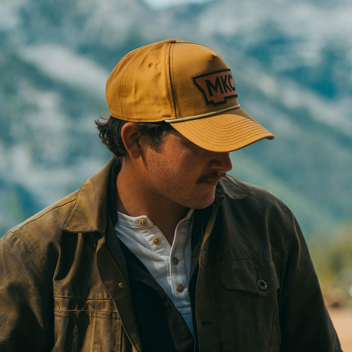 MKC BIG STATE PATCH - ROPE HAT - CANVAS
