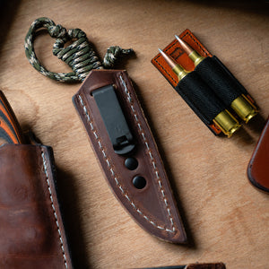 MINI SPEEDGOAT LEATHER SHEATH - CONCEALED POCKET CARRY