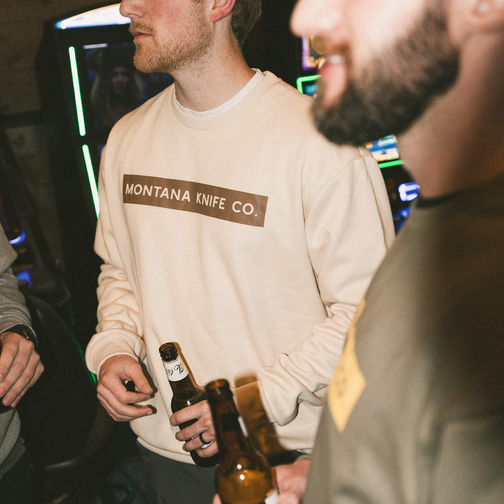 MKC CREWNECK SWEATSHIRT - NATURAL