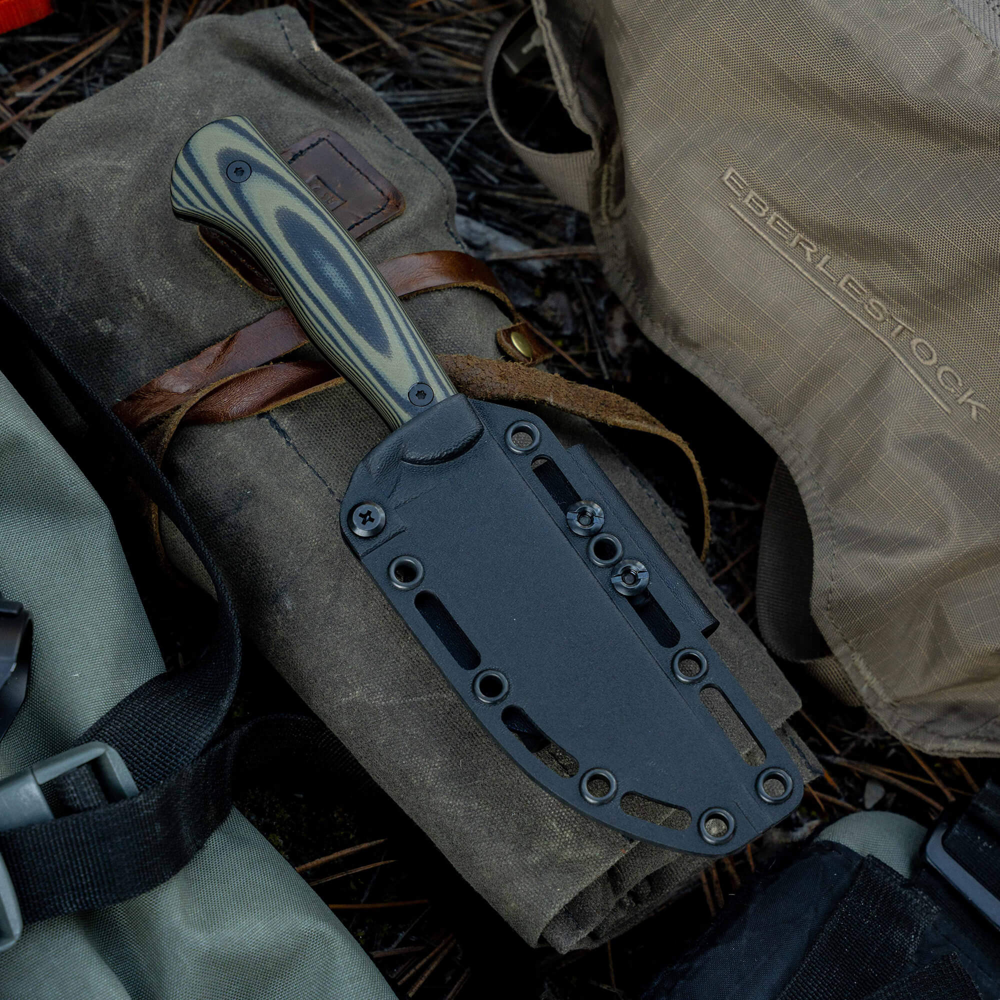 Stonewall Skinner - Green & Black | Montana Knife Company
