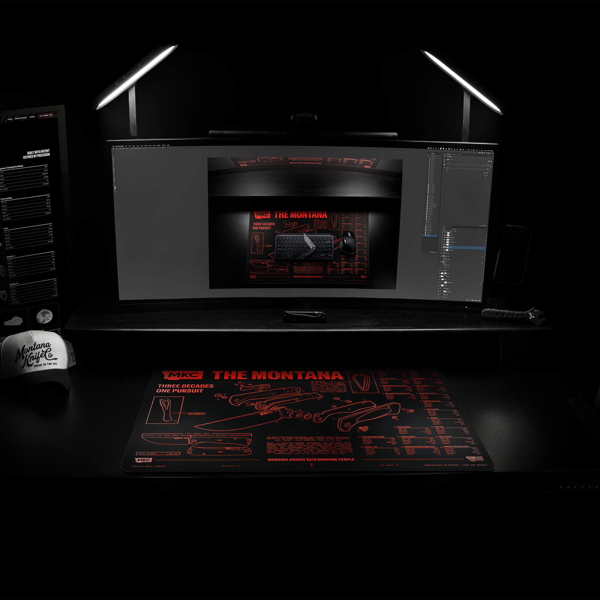 タナカ デスクマット パッド THE MONTANA DESK MAT