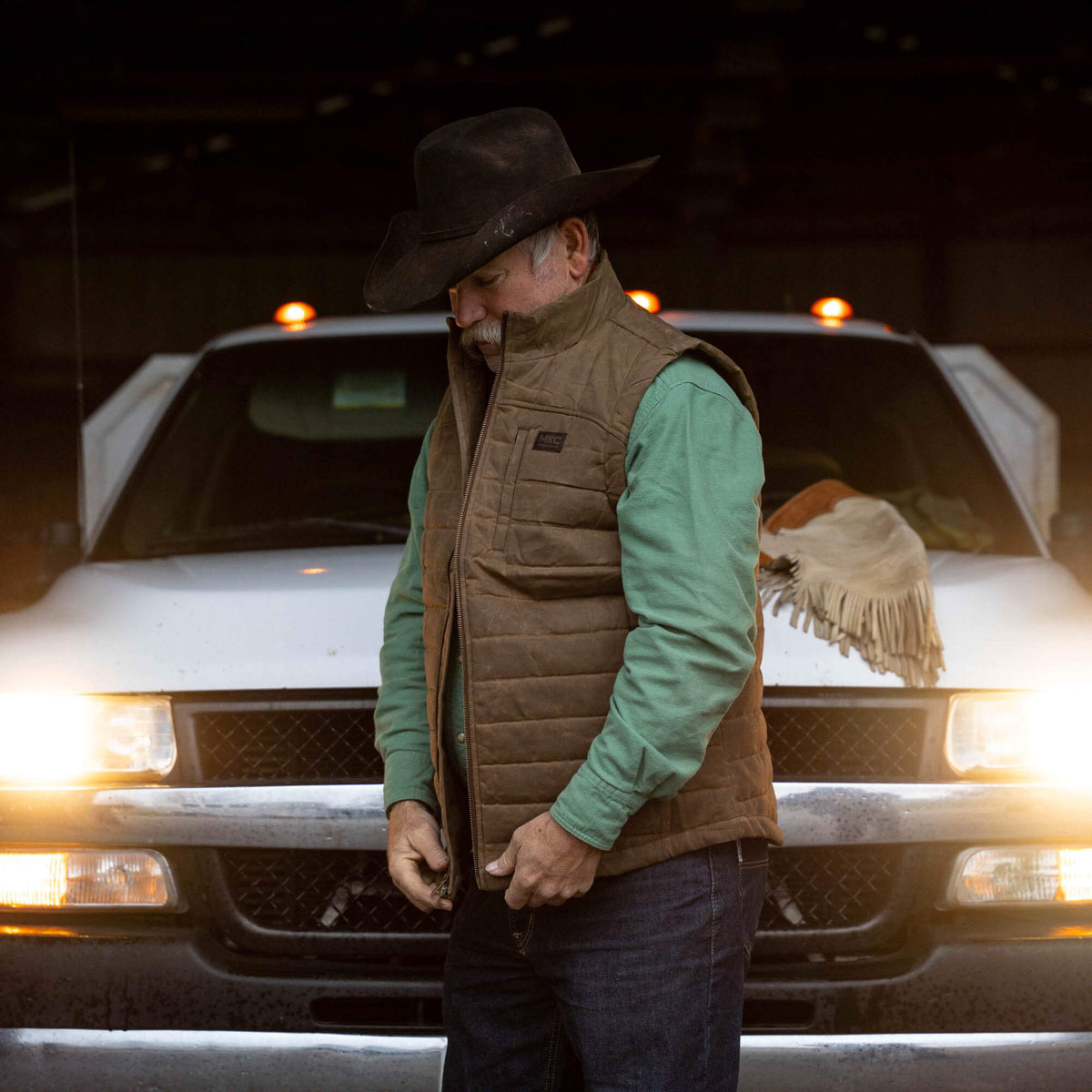 WHITEFISH WAXED CANVAS VEST