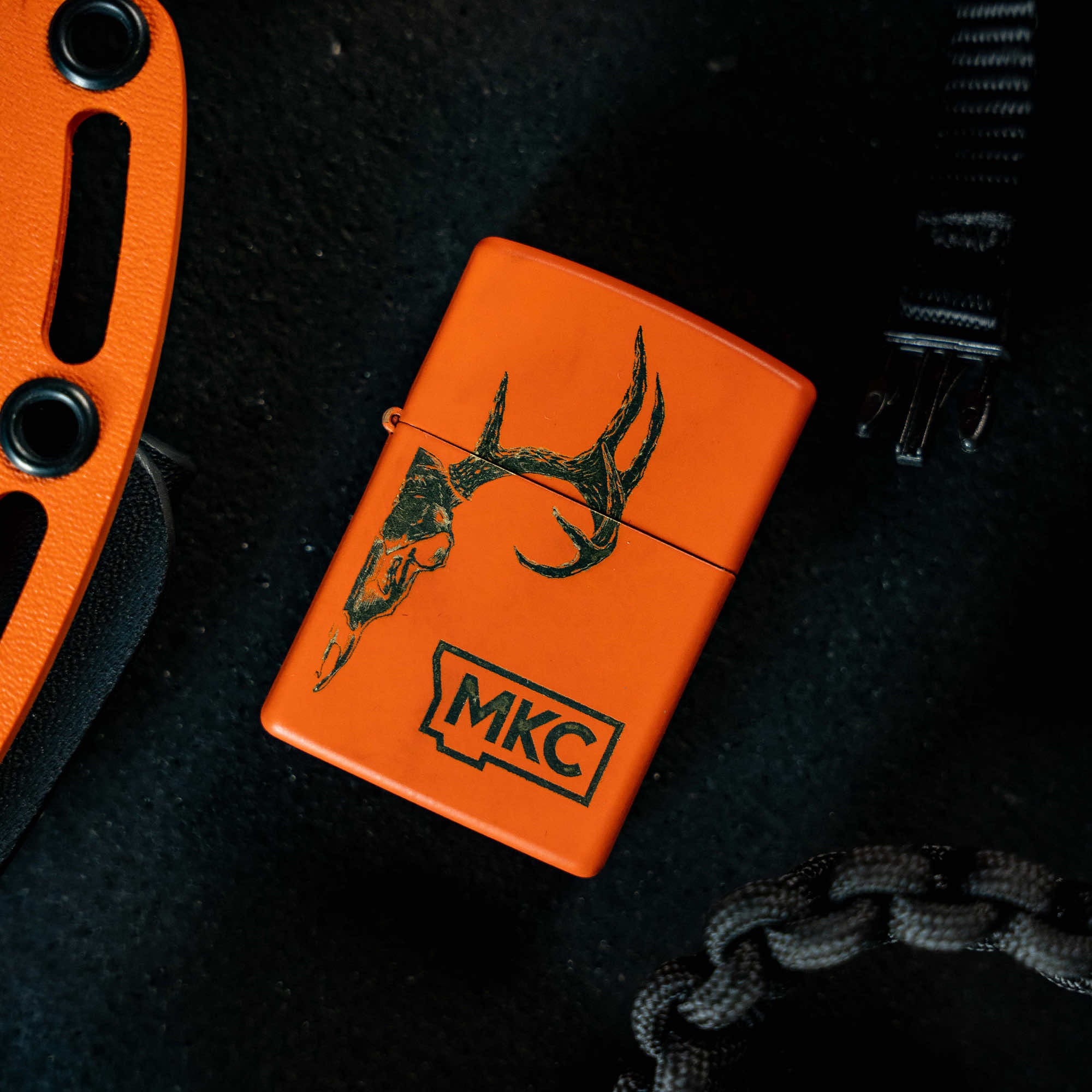 Limited Edition Blaze Orange Cerakote - Zippo Lighter - USA Made