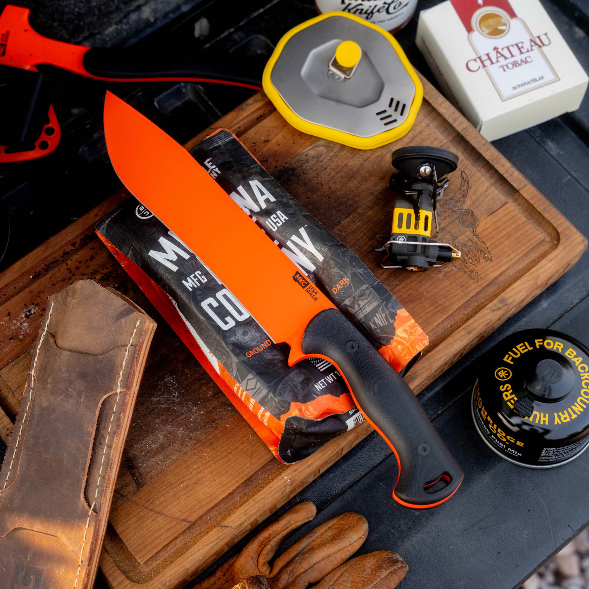 MKC Chopper - Blaze Orange Cerakote™ | Montana Knife Company