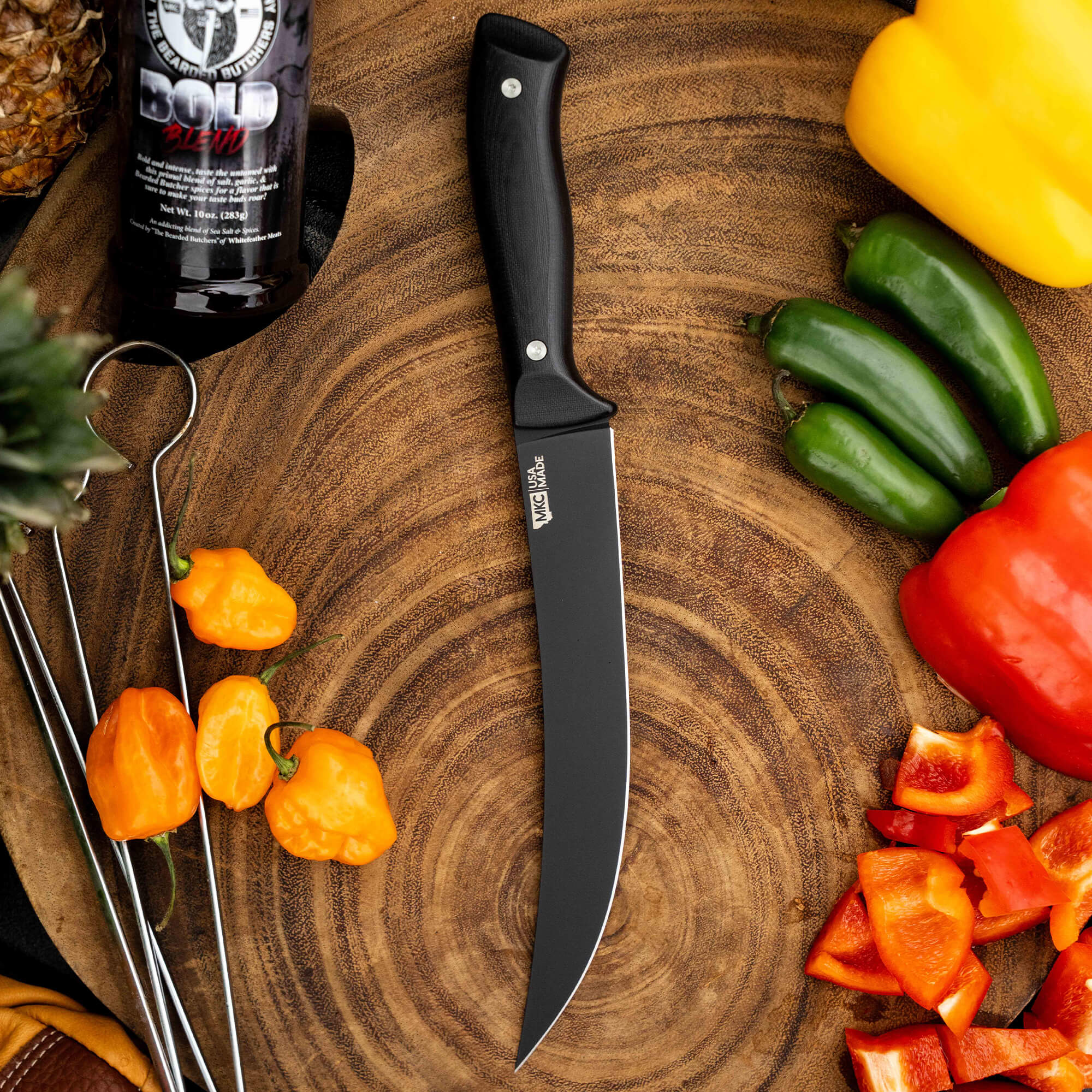BREAKING BUTCHER KNIFE - PVD - BLACK