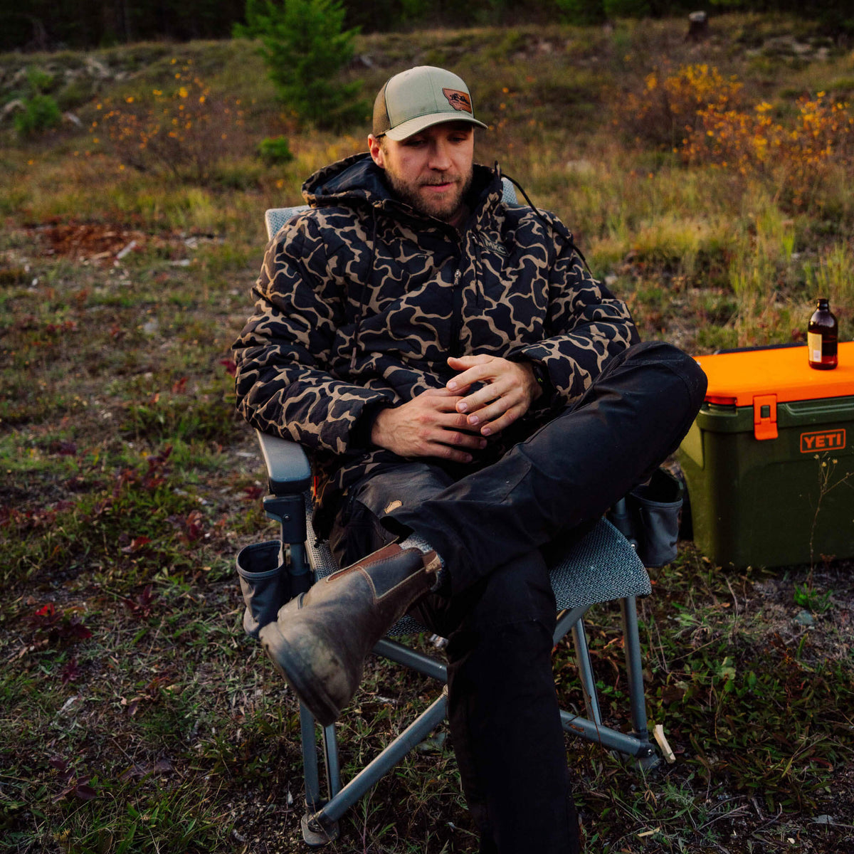 GRINNELL PUFFY ZIP JACKET 2.0 - CAMO