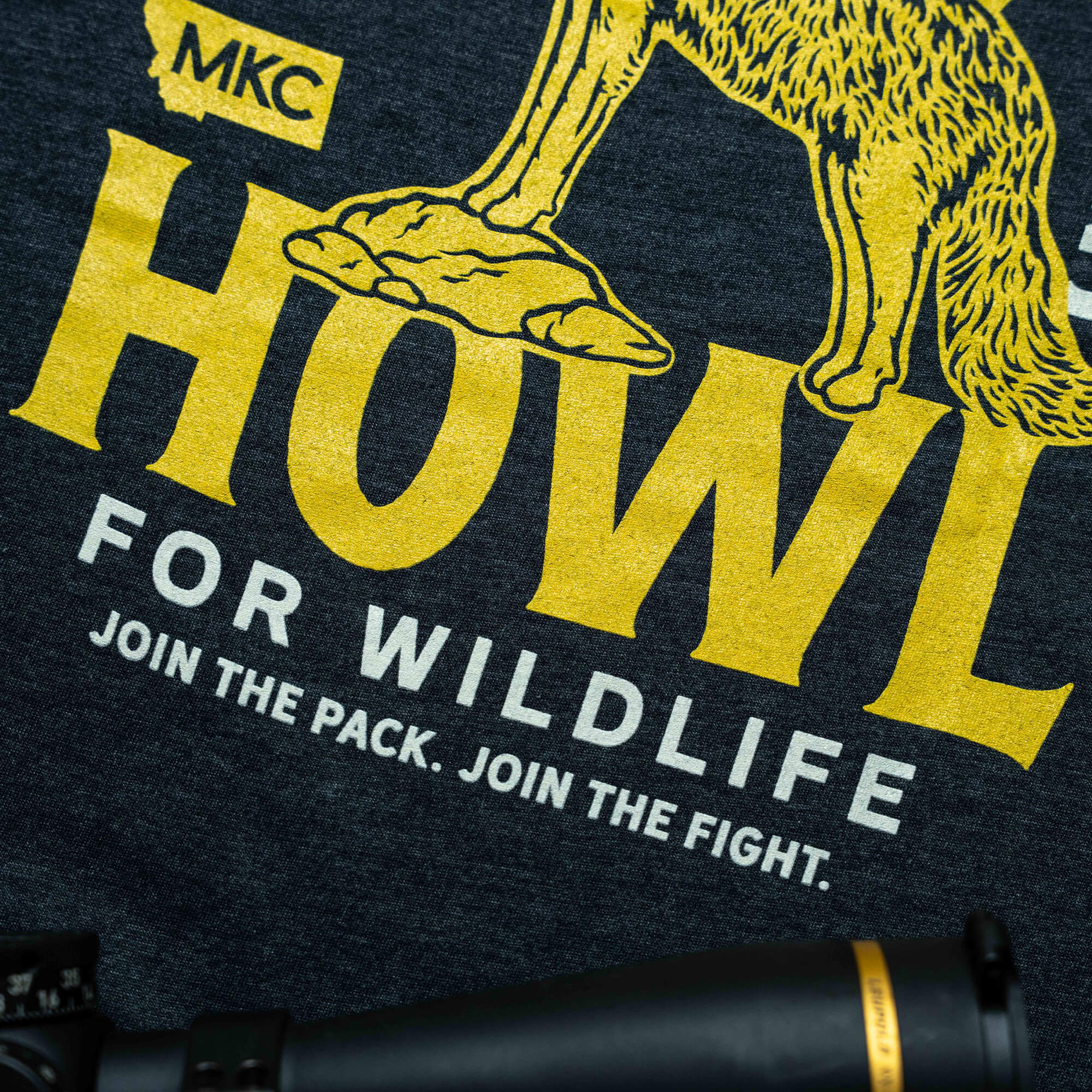MKC x HOWL FOR WILDLIFE TEE - CHARCOAL