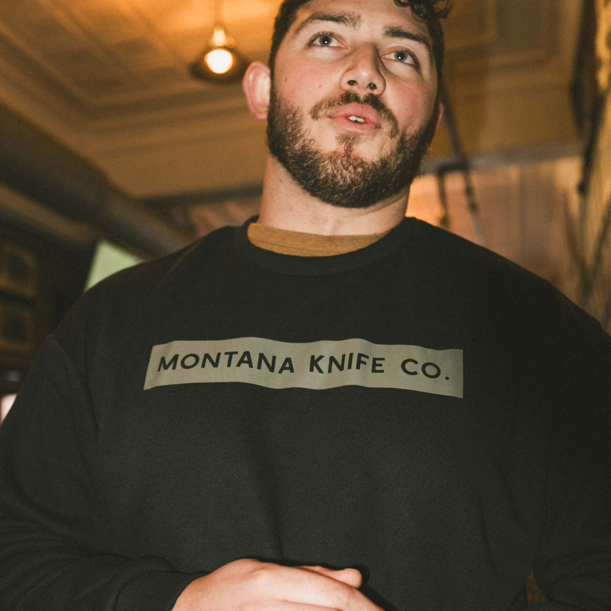 MKC CREWNECK SWEATSHIRT - BLACK