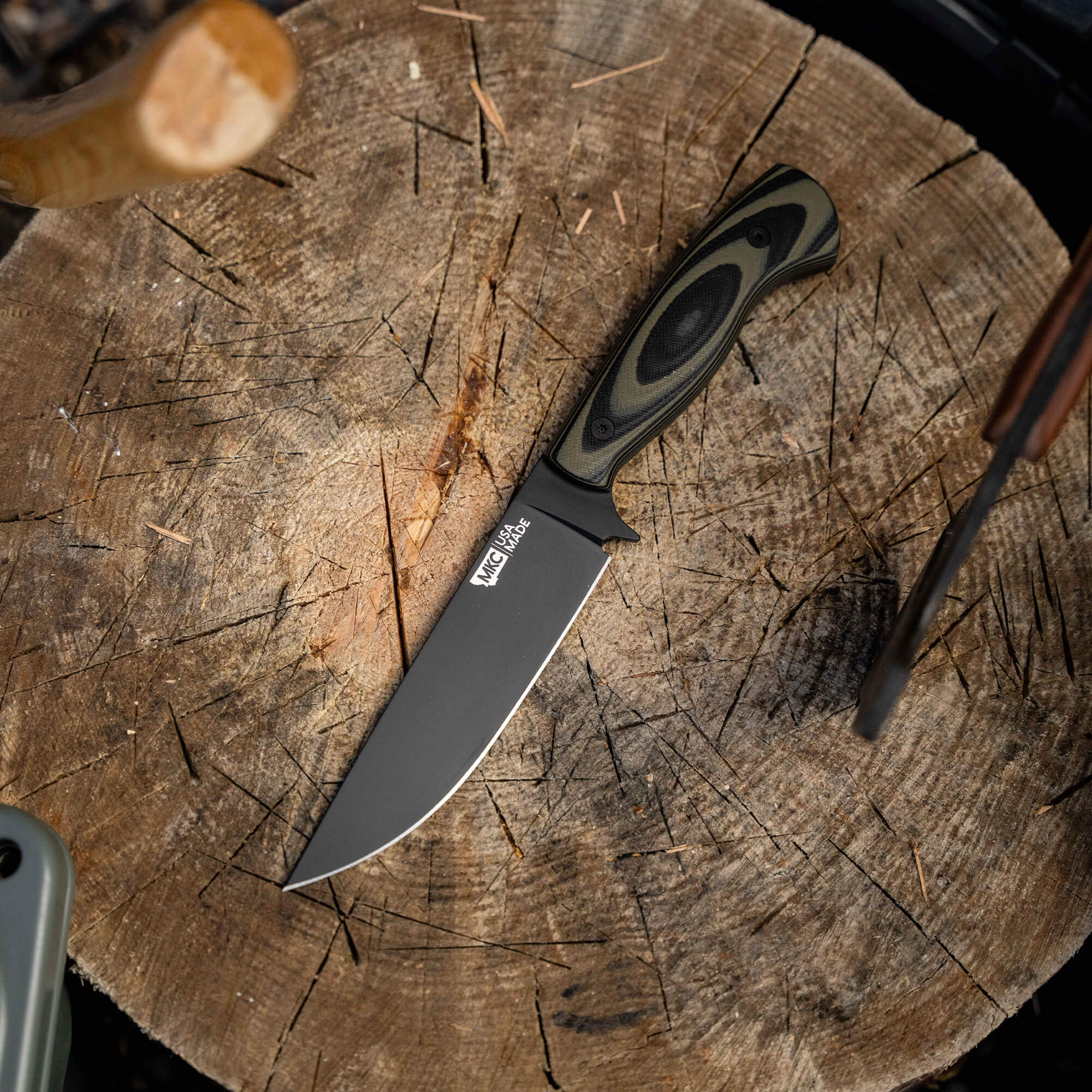 SUPER CUB - DROP POINT HUNTER - GREEN & BLACK