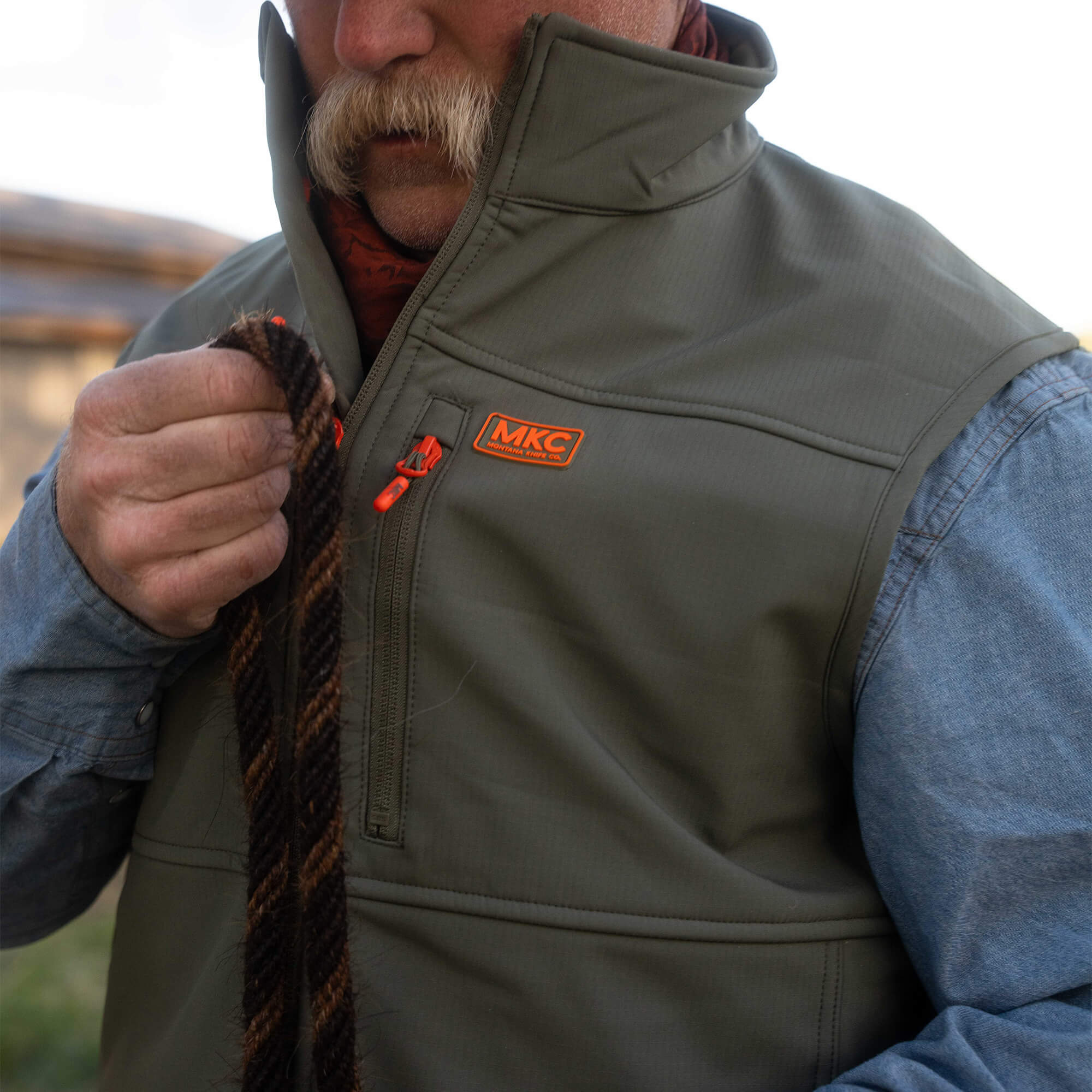 REXFORD RIPSTOP VEST - OLIVE