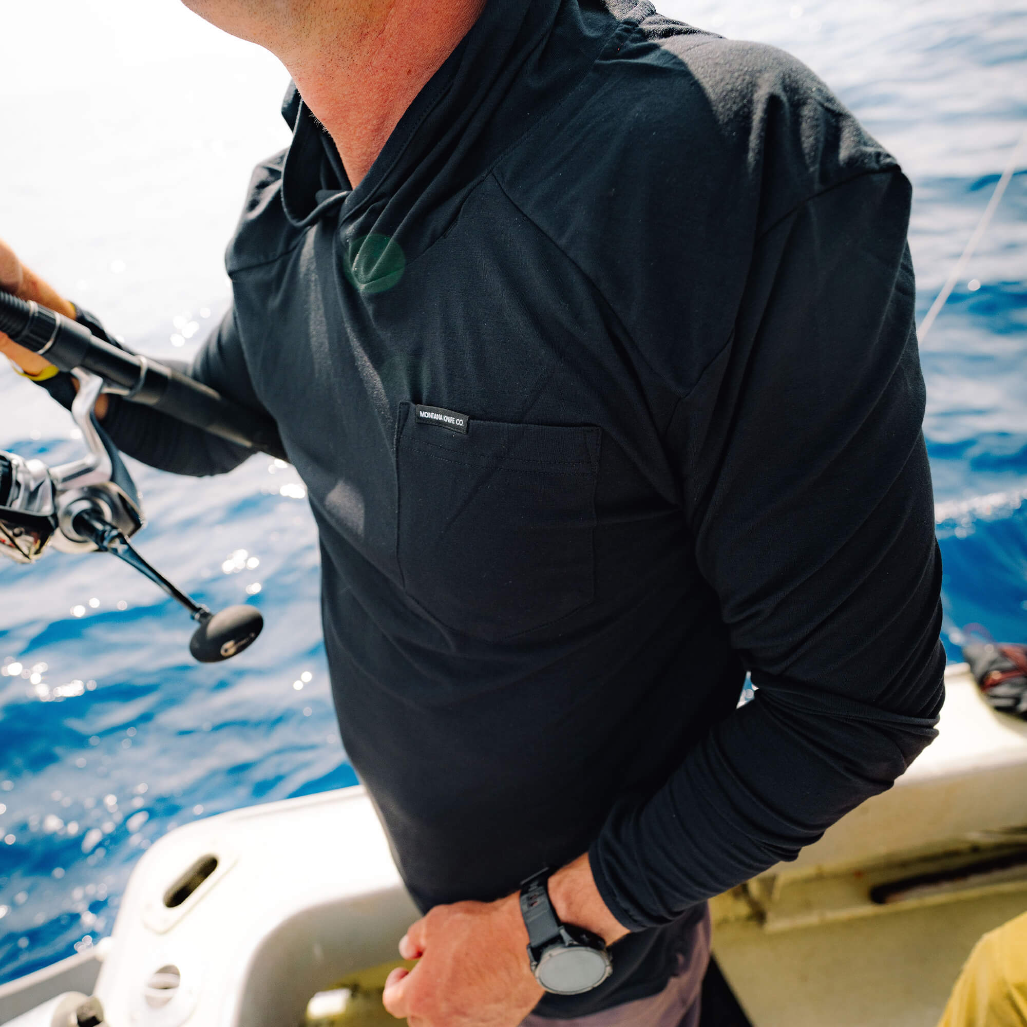 RIMROCK LIGHTWEIGHT HOODIE - BLACK