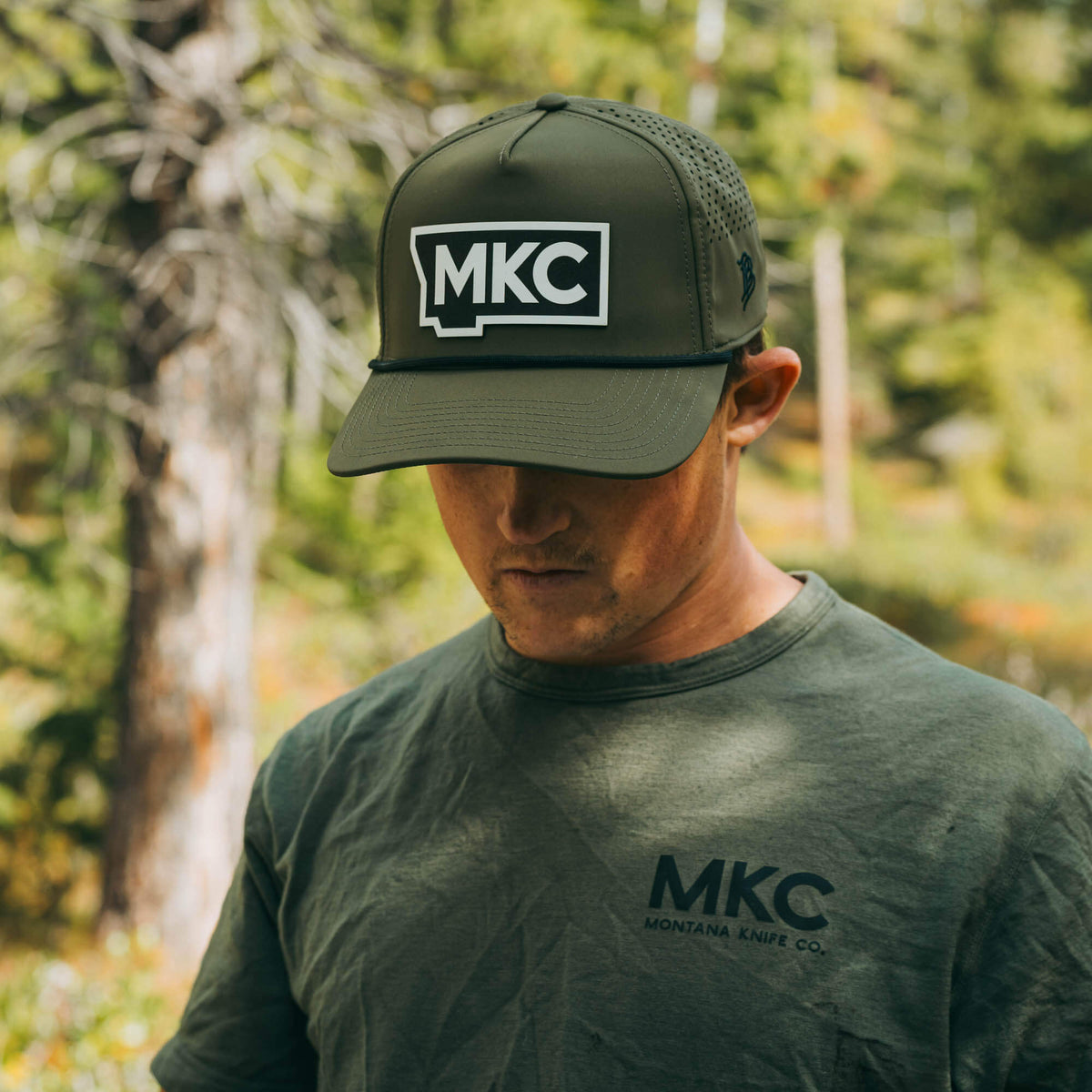 MKC BIG STATE PATCH - ROPE HAT - OLIVE