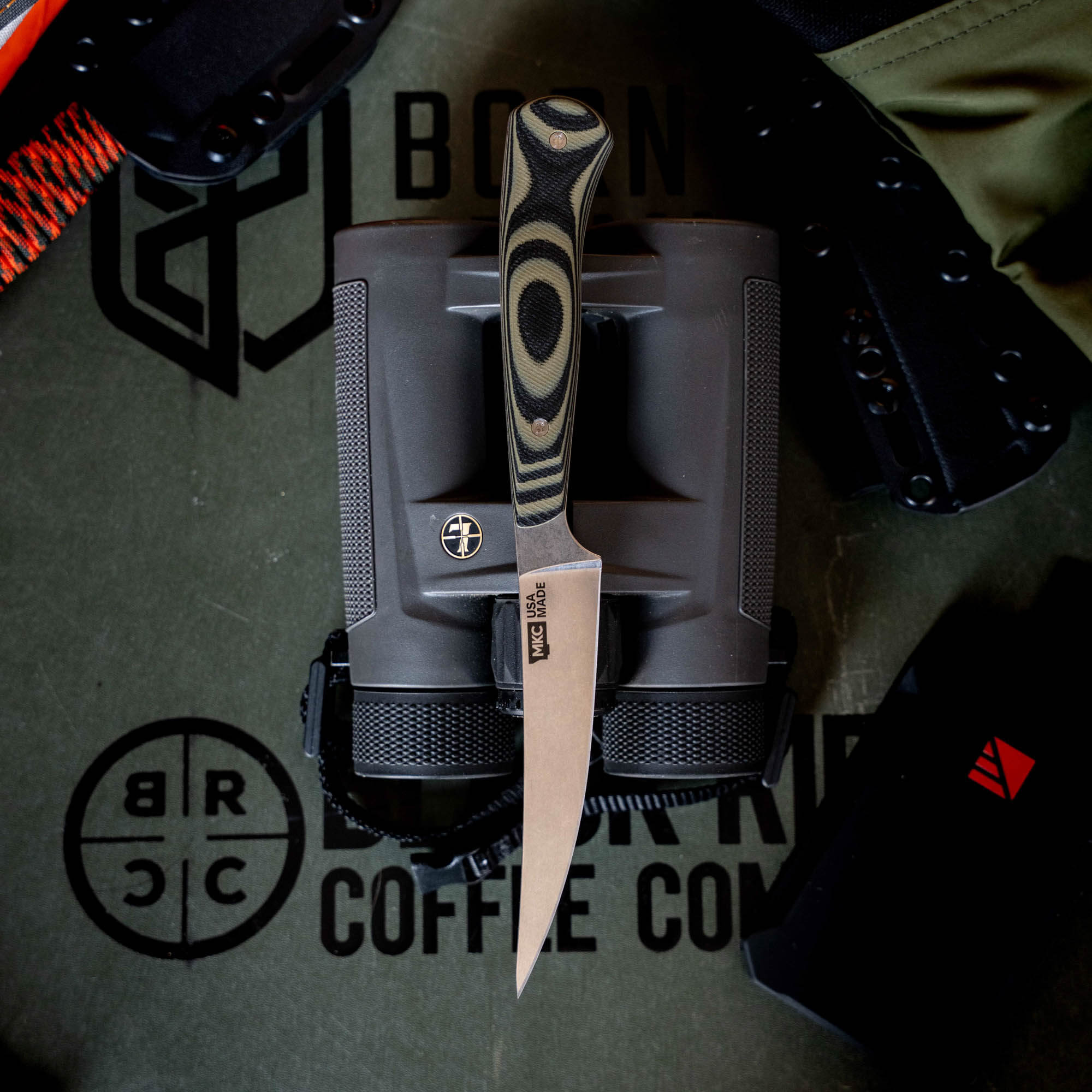 FIELD BONING KNIFE - GREEN & BLACK