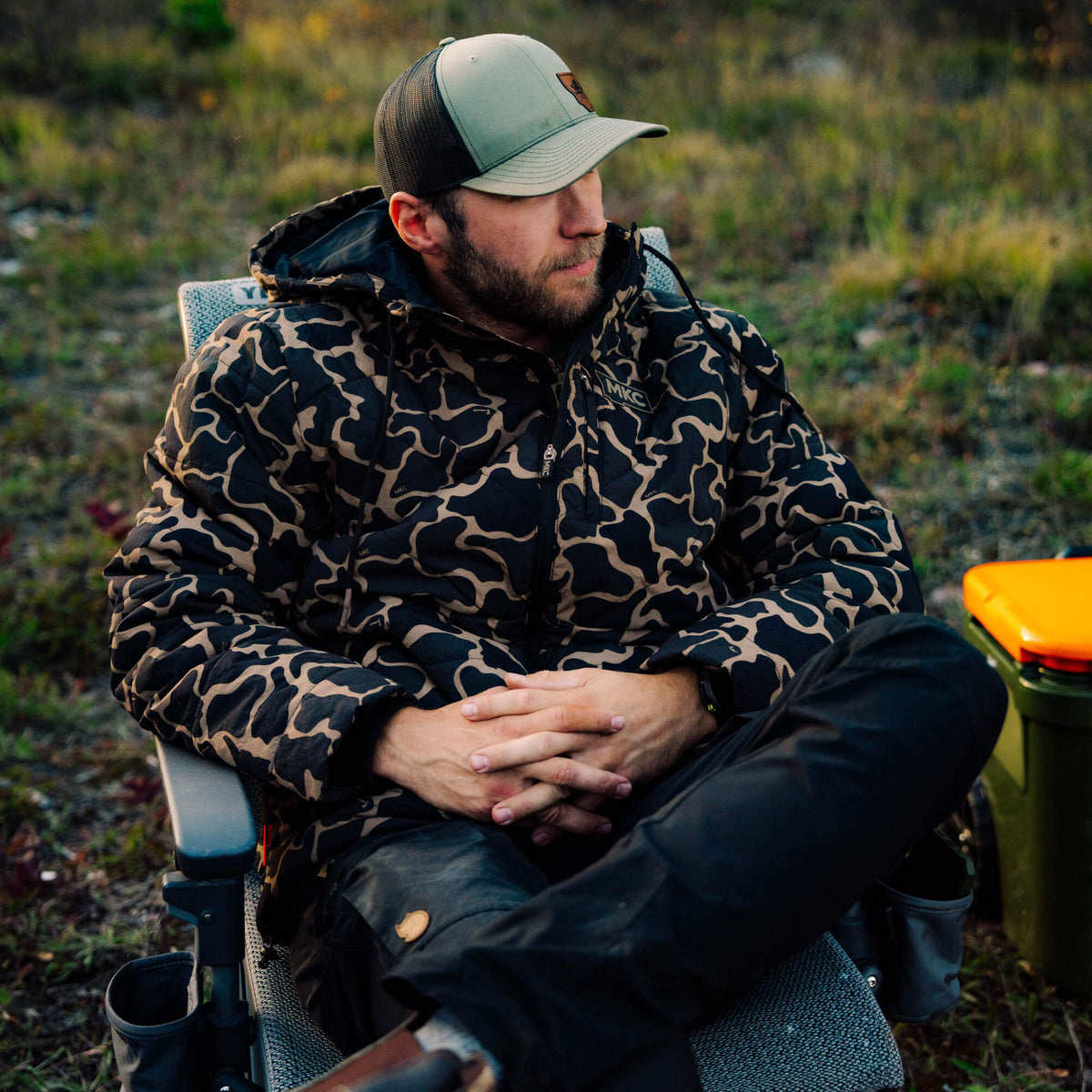 GRINNELL PUFFY ZIP JACKET 2.0 - CAMO