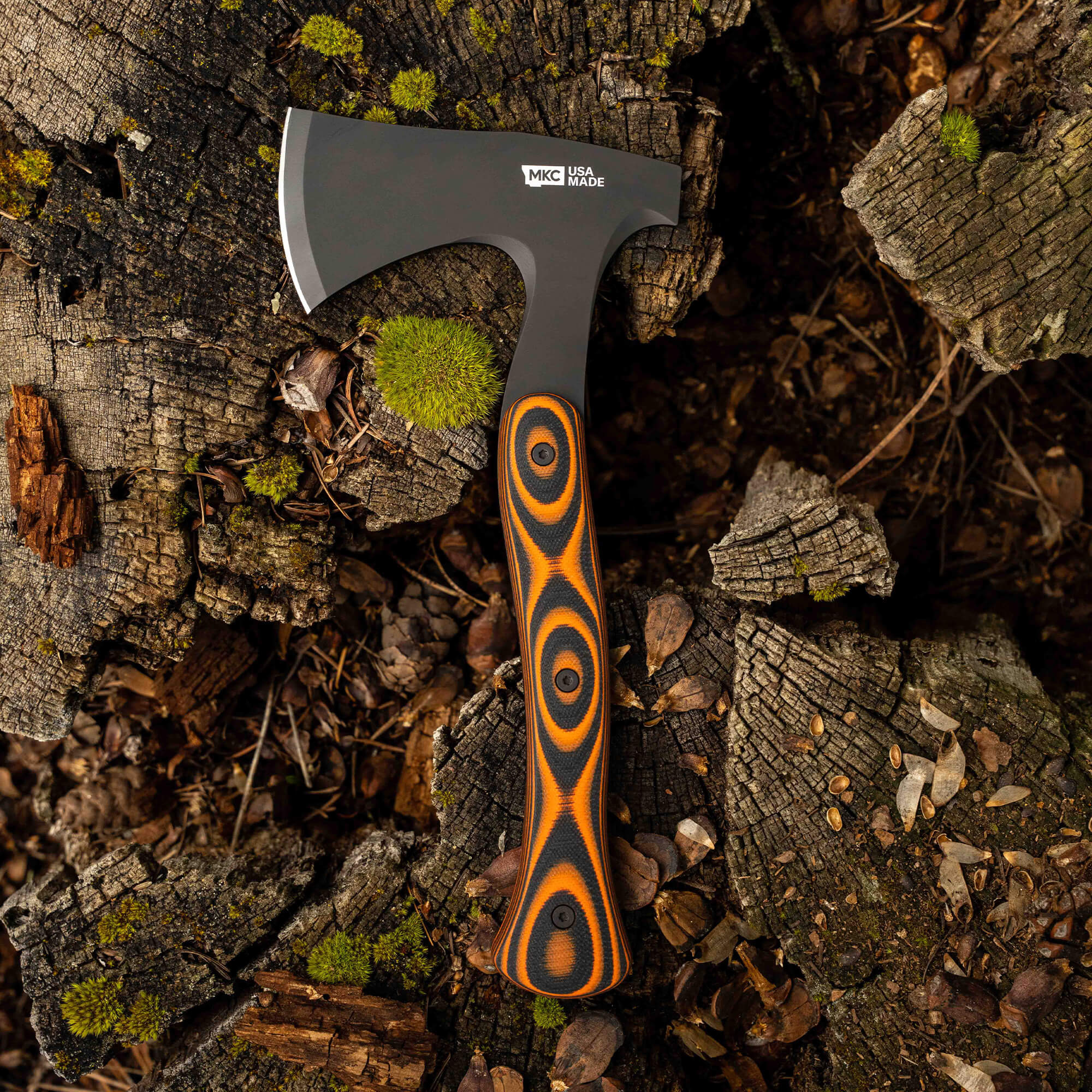 HELLGATE HATCHET - ORANGE & BLACK