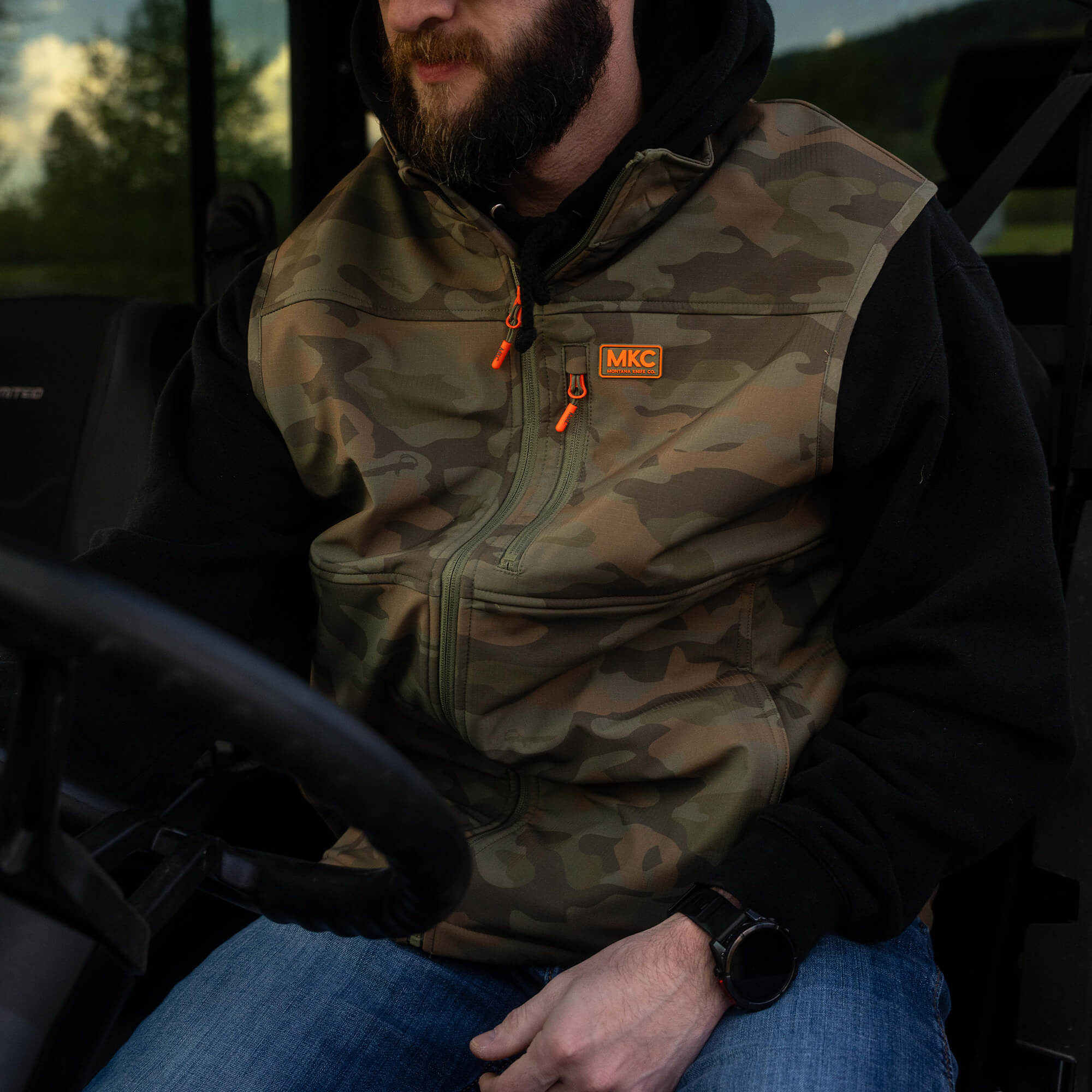REXFORD RIPSTOP VEST - VINTAGE WOODLAND CAMO
