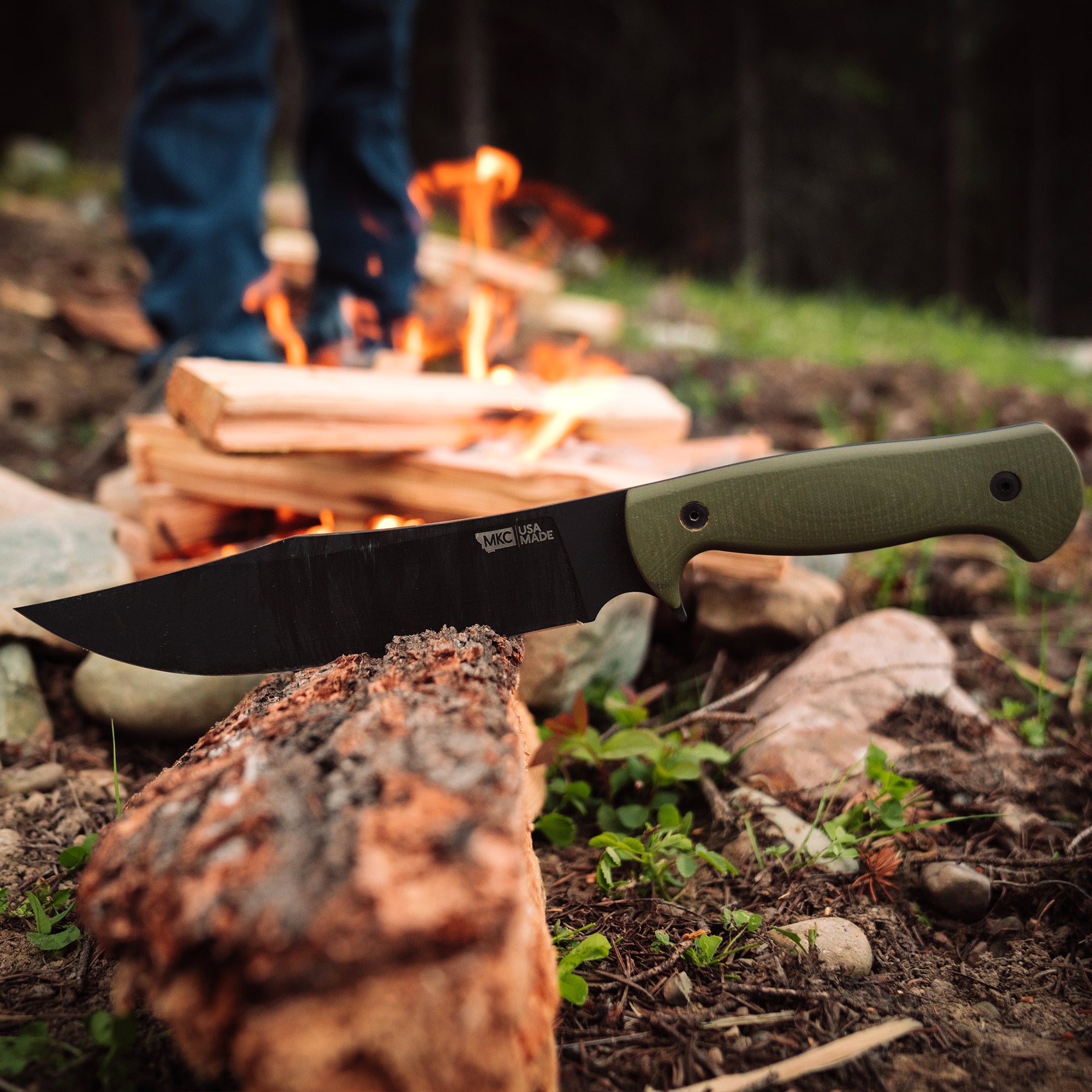 THE MARSHALL BUSHCRAFT KNIFE - OLIVE